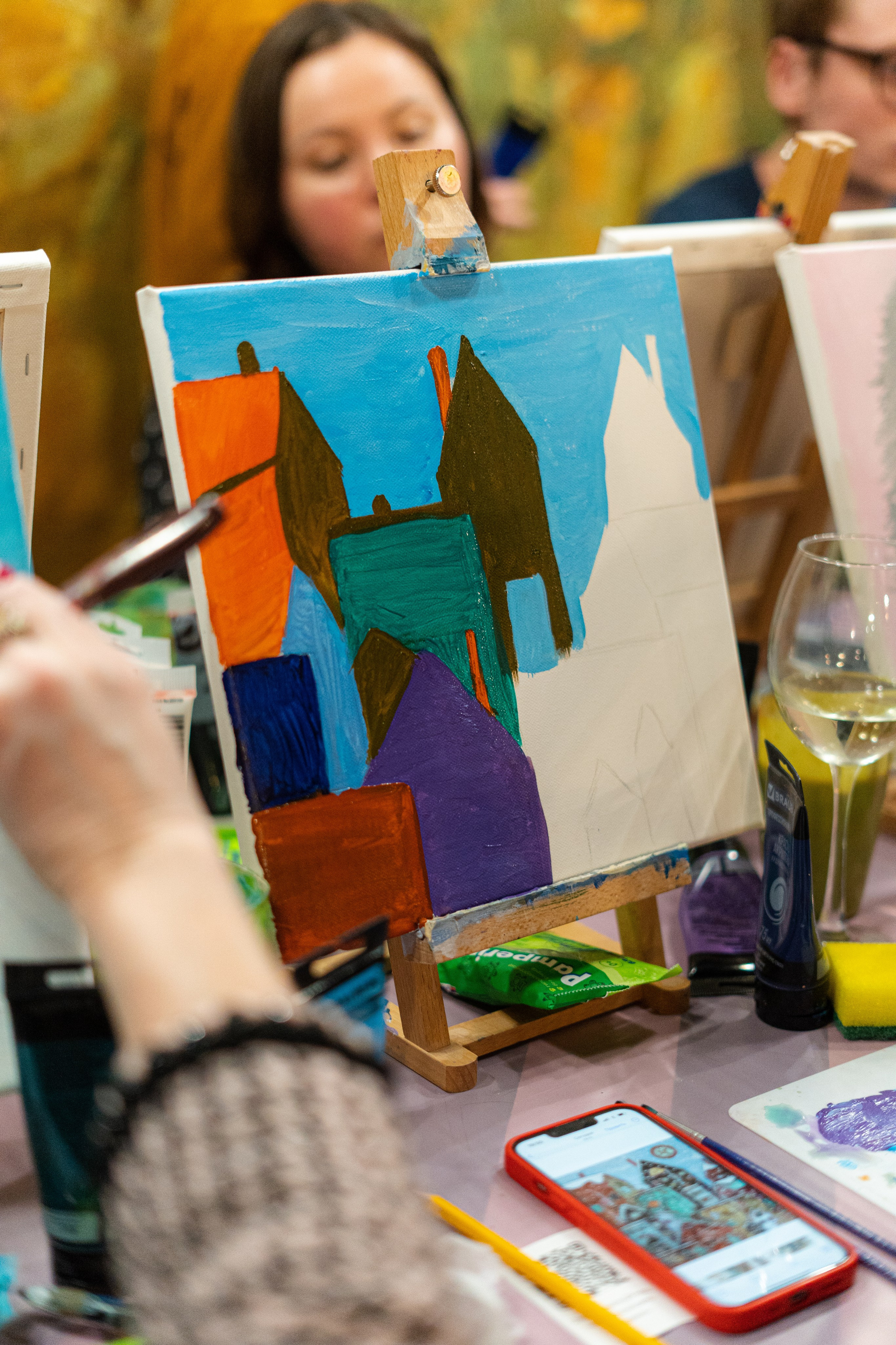 Корпоратив Teach Me Art 2. Портретный фотограф в Москве и Санкт-Петербурге Арина Чех