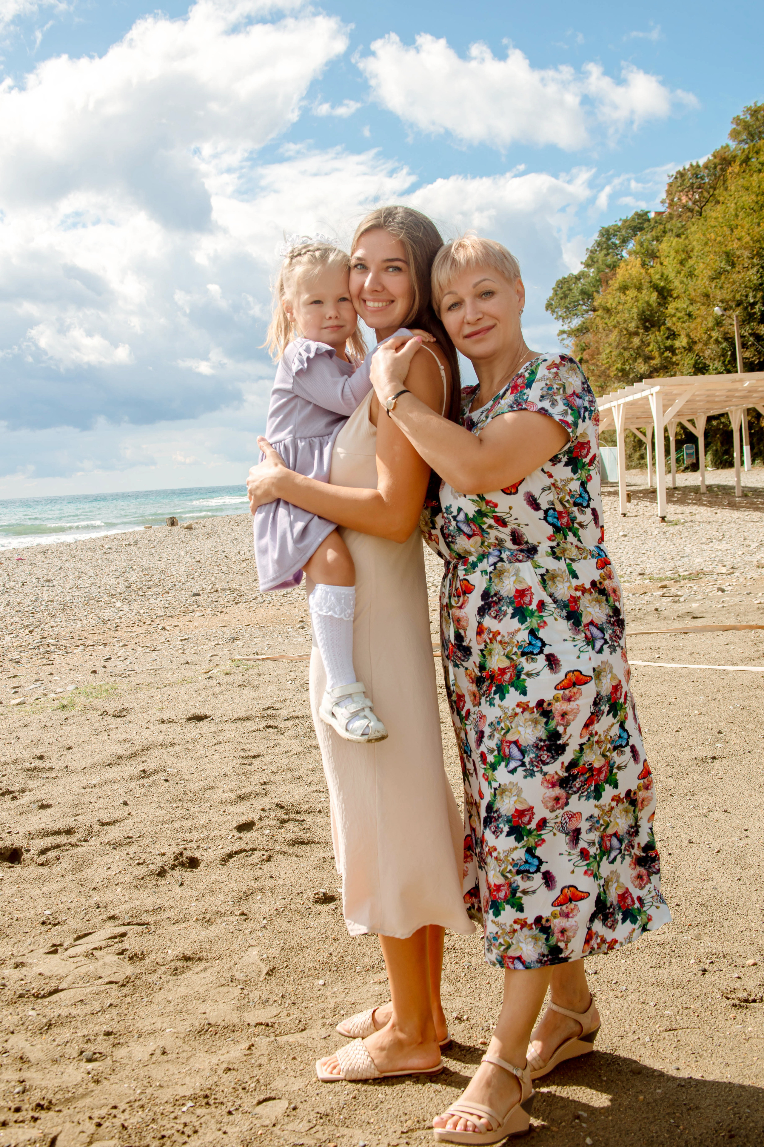 Евгения, Андрей и Полина. Фотограф в Геленджике, Архипо-Осиповке, Абрау-Дюрсо, Кринице Виктория