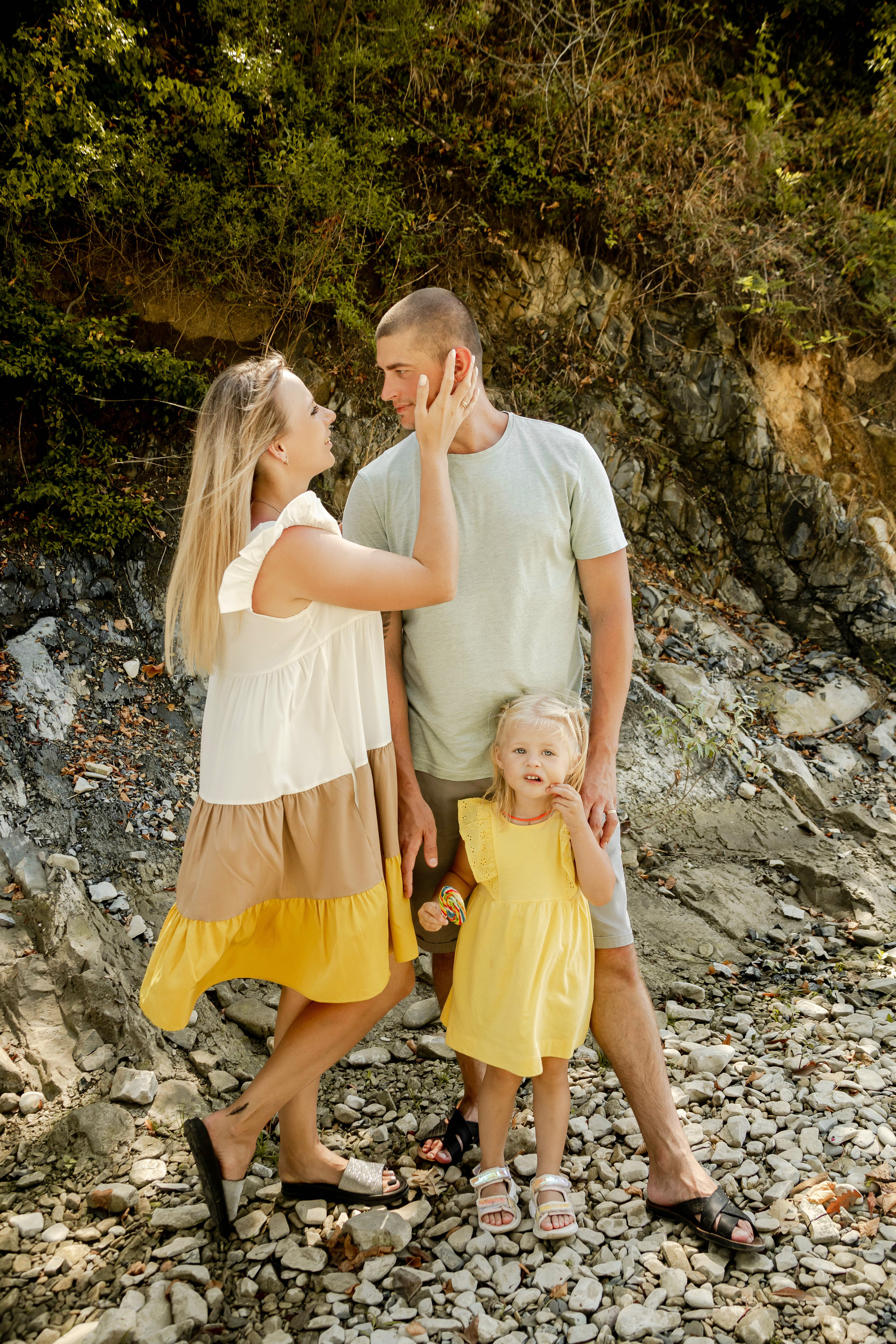 Мария, Алексей и дочь. Фотограф в Геленджике, Архипо-Осиповке, Абрау-Дюрсо, Кринице Виктория