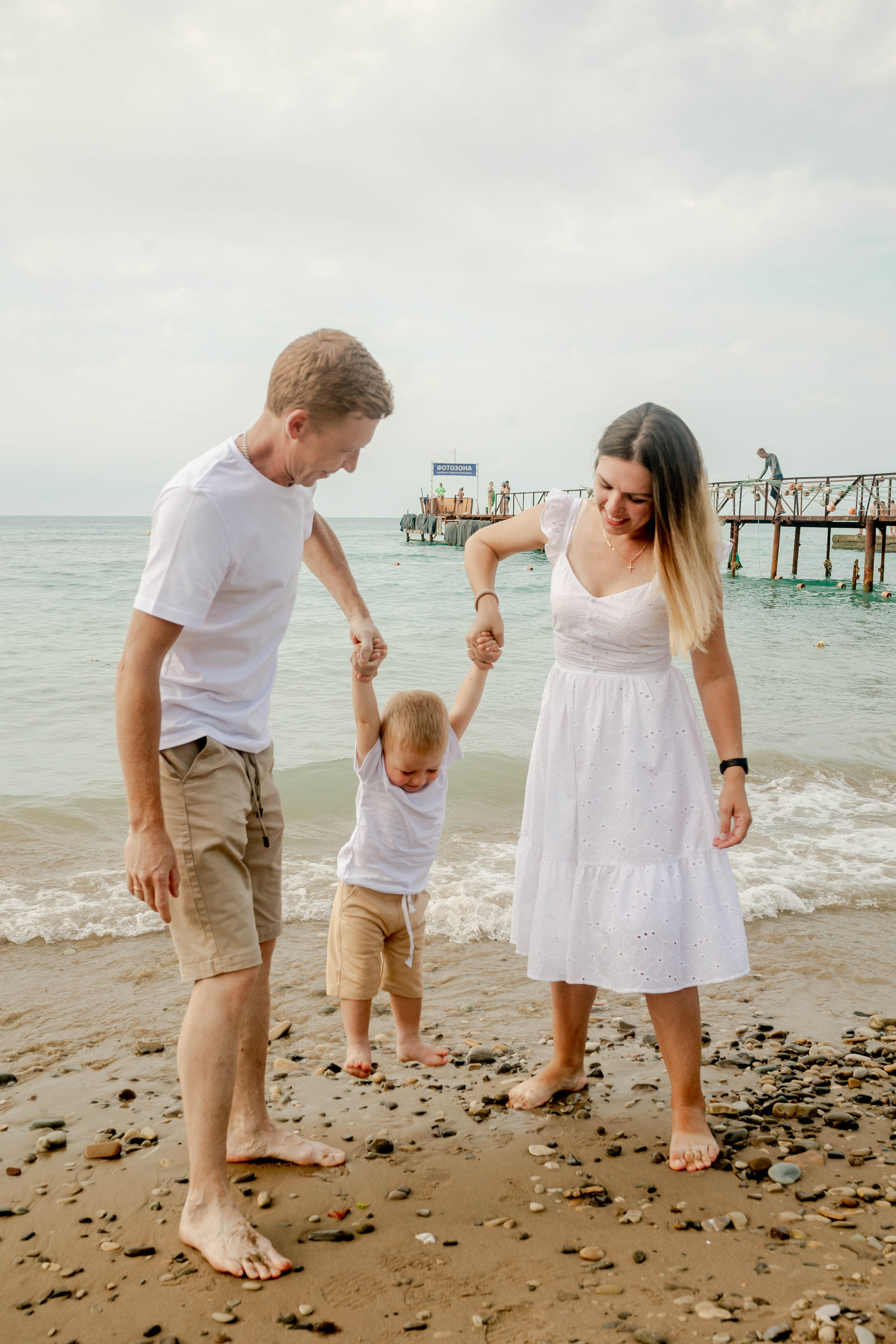 Елена, Алексей и Паша. Фотограф в Геленджике, Архипо-Осиповке, Абрау-Дюрсо, Кринице Виктория
