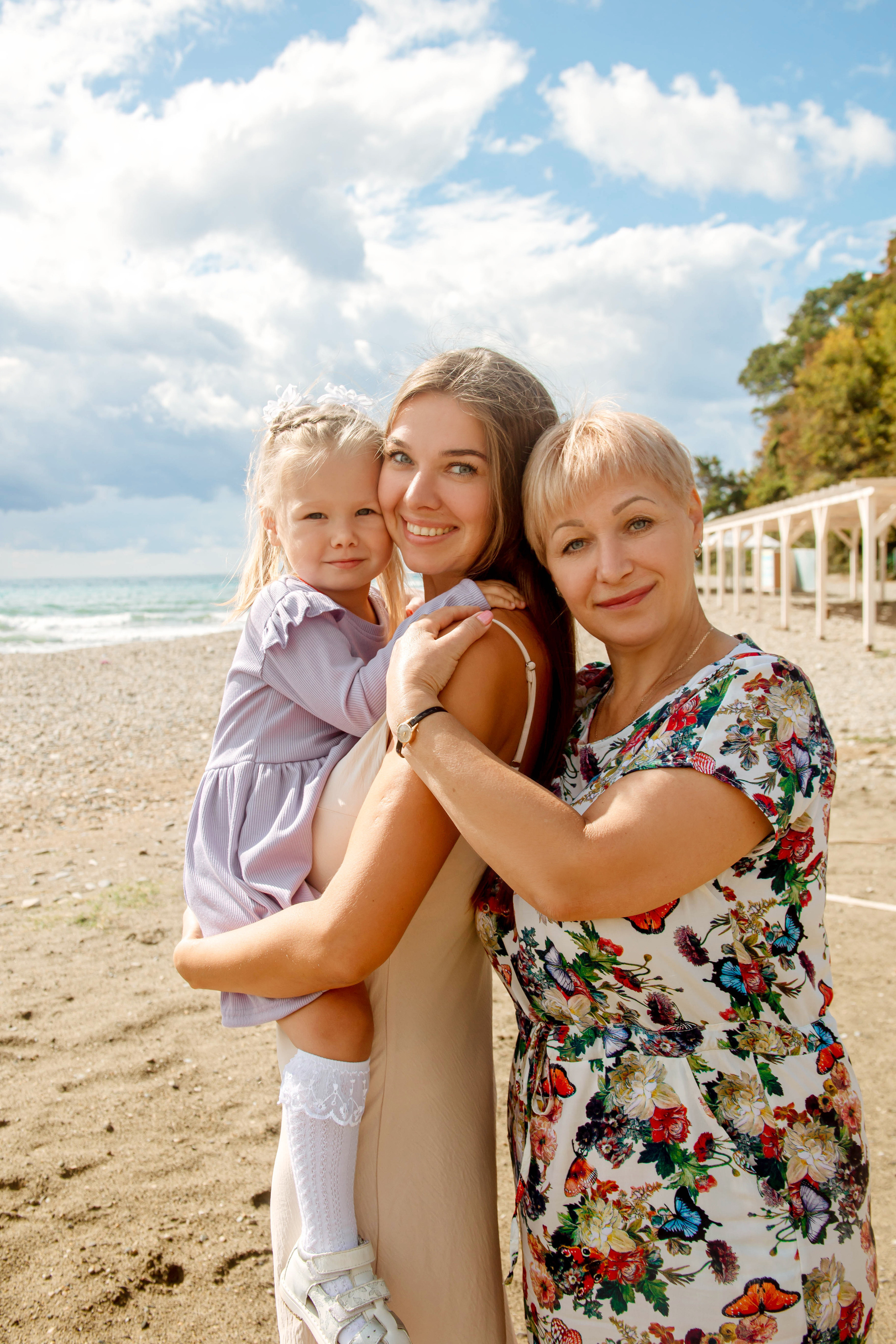 Евгения, Андрей и Полина. Фотограф в Геленджике, Архипо-Осиповке, Абрау-Дюрсо, Кринице Виктория
