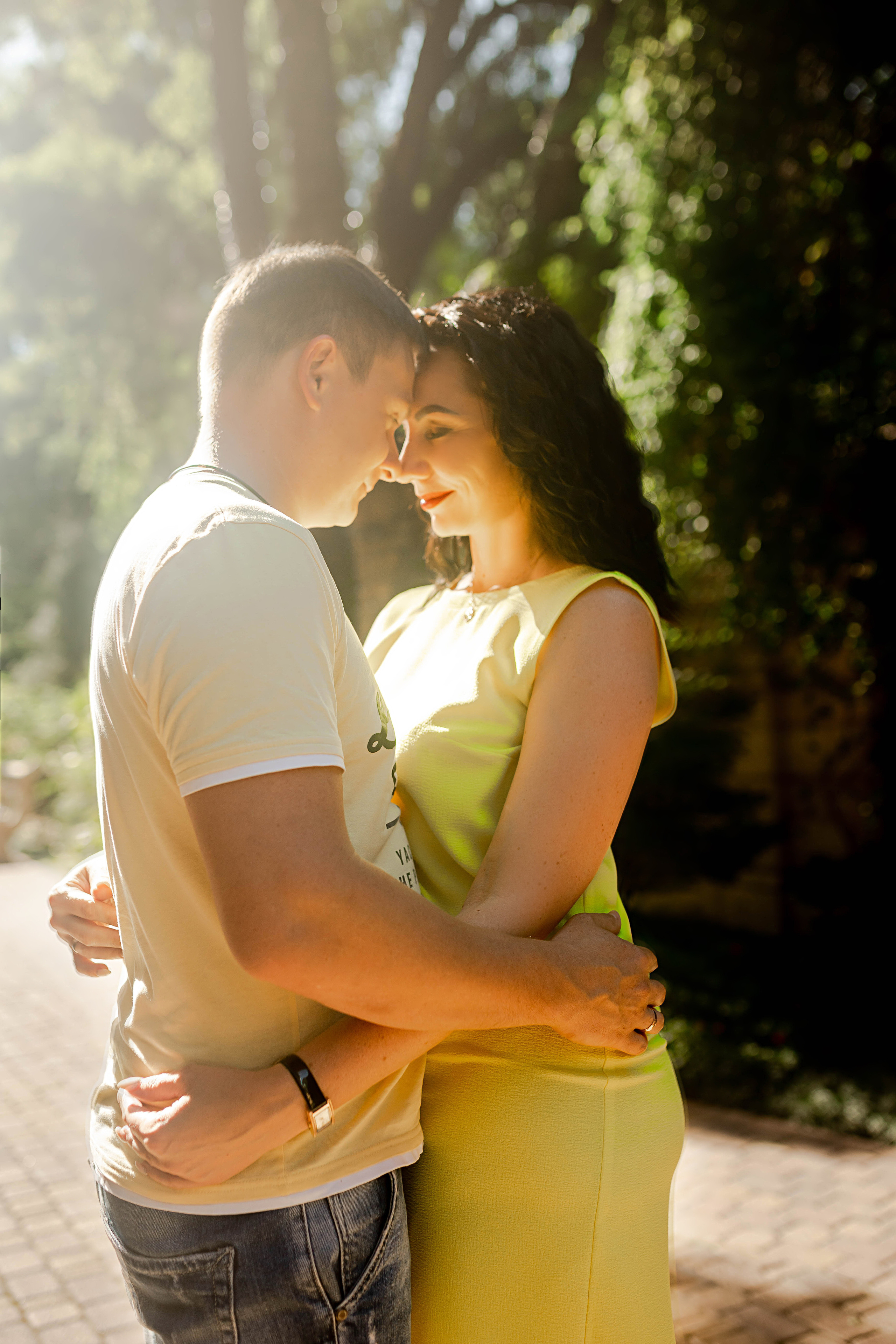 Олеся и Андрей. Старый парк. Фотограф в Геленджике, Архипо-Осиповке, Абрау-Дюрсо, Кринице Виктория