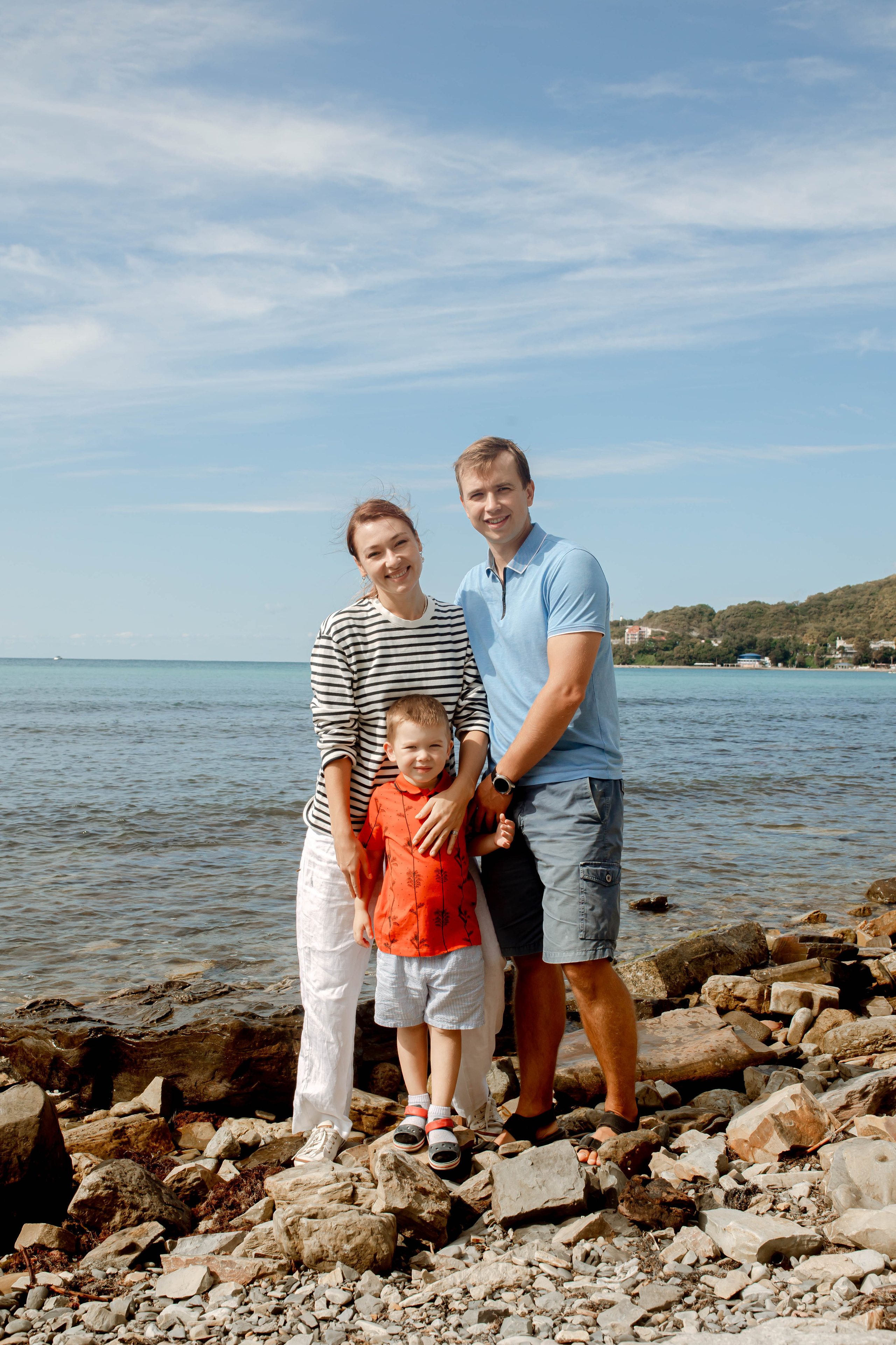 Наталья и Вадим с сыном. Фотограф в Геленджике, Архипо-Осиповке, Абрау-Дюрсо, Кринице Виктория