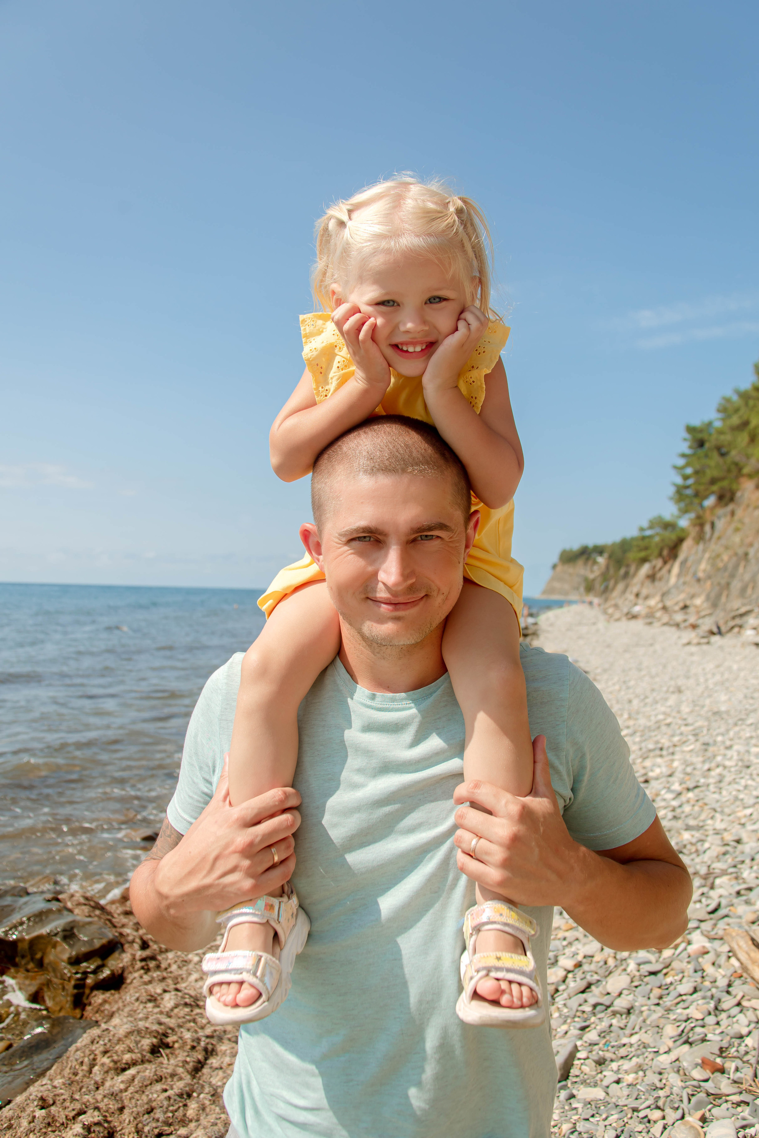 Мария, Алексей и дочь. Фотограф в Геленджике, Архипо-Осиповке, Абрау-Дюрсо, Кринице Виктория