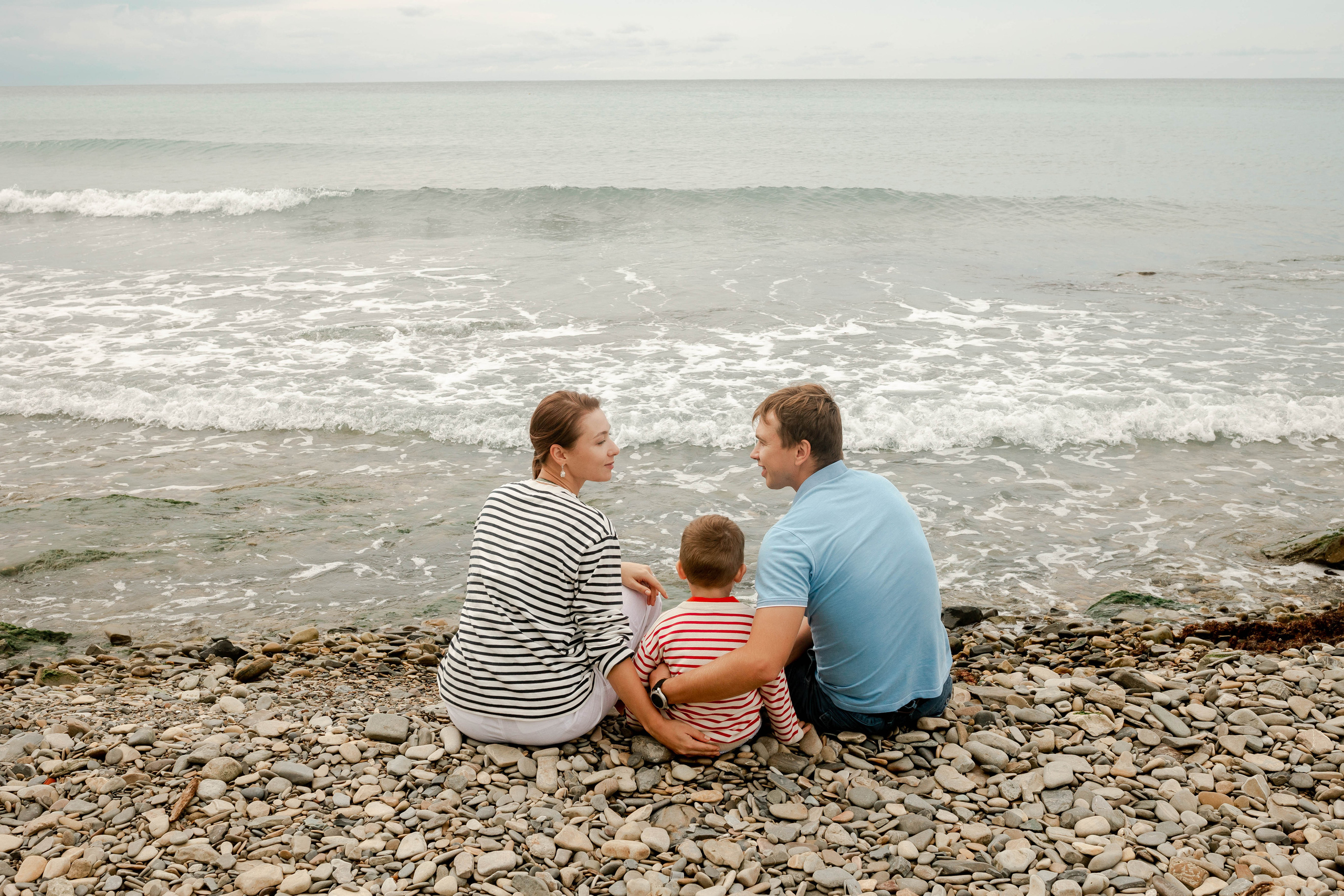 Наталья и Вадим с сыном. Фотограф в Геленджике, Архипо-Осиповке, Абрау-Дюрсо, Кринице Виктория