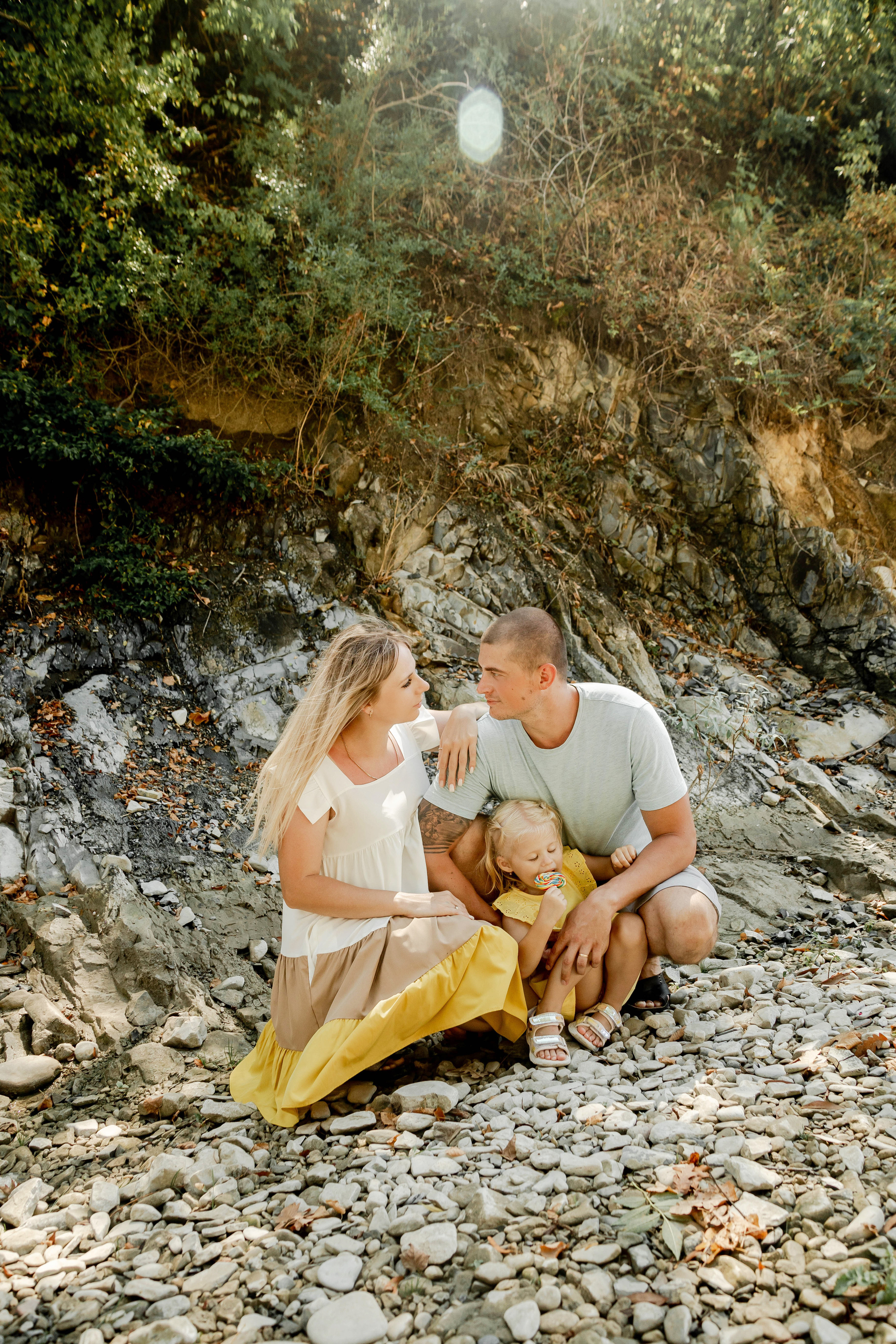 Мария, Алексей и дочь. Фотограф в Геленджике, Архипо-Осиповке, Абрау-Дюрсо, Кринице Виктория