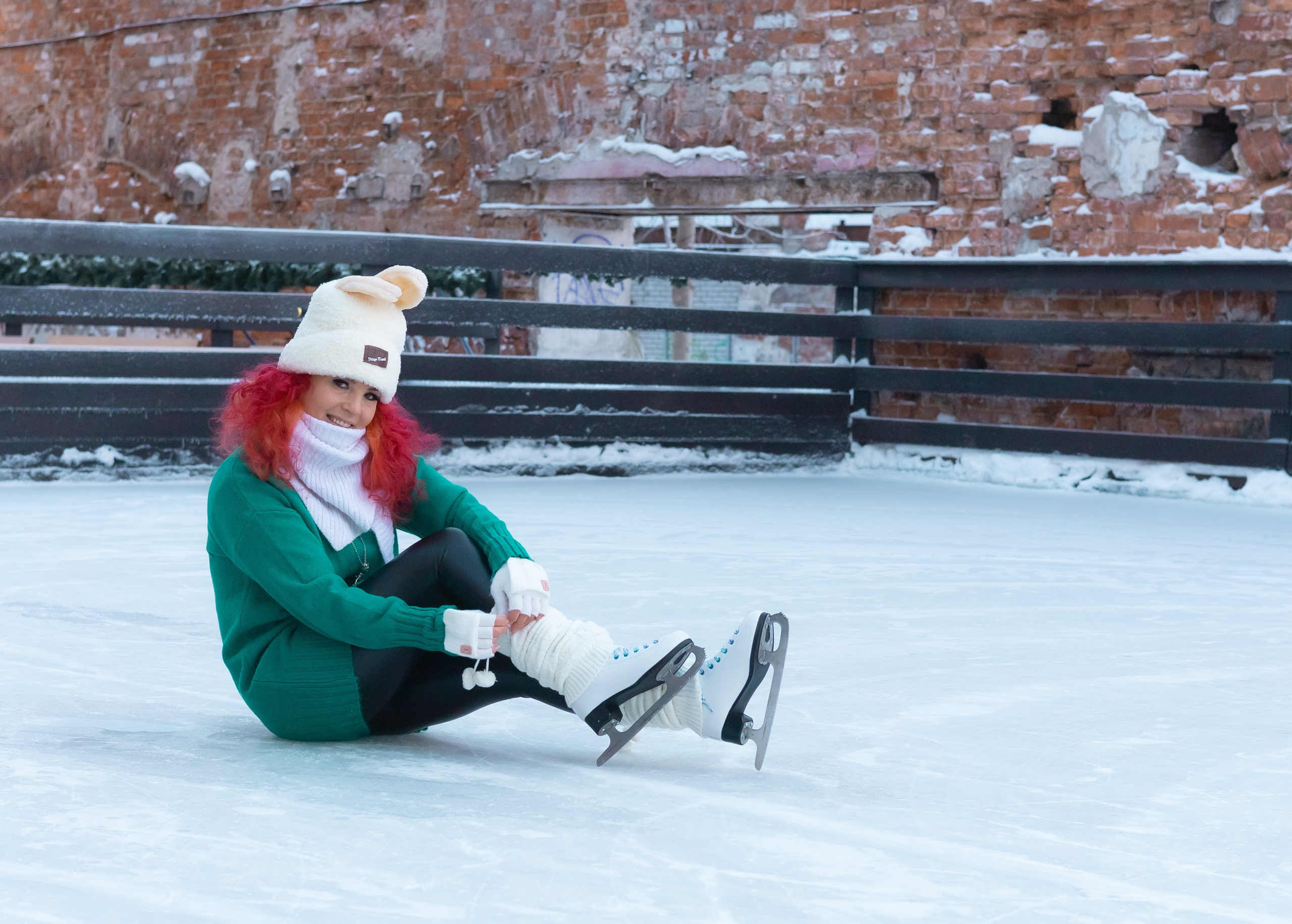Алена. Зимняя фотопрогулка. Портретный фотограф Панферова Регина г. Санкт-Петербург, г. Казань