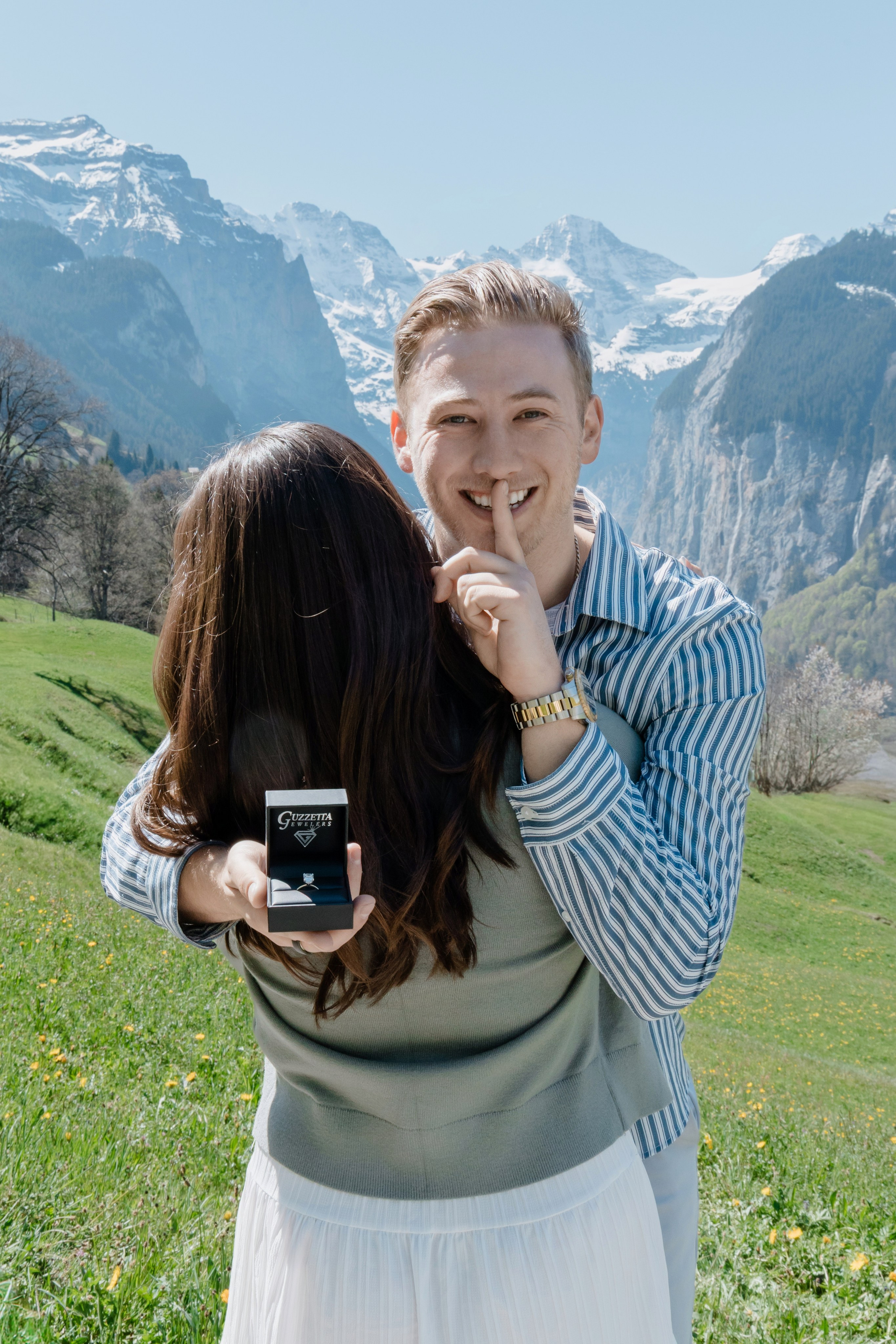 Wyatt & Abby (Wengen). Photographer in Interlaken area