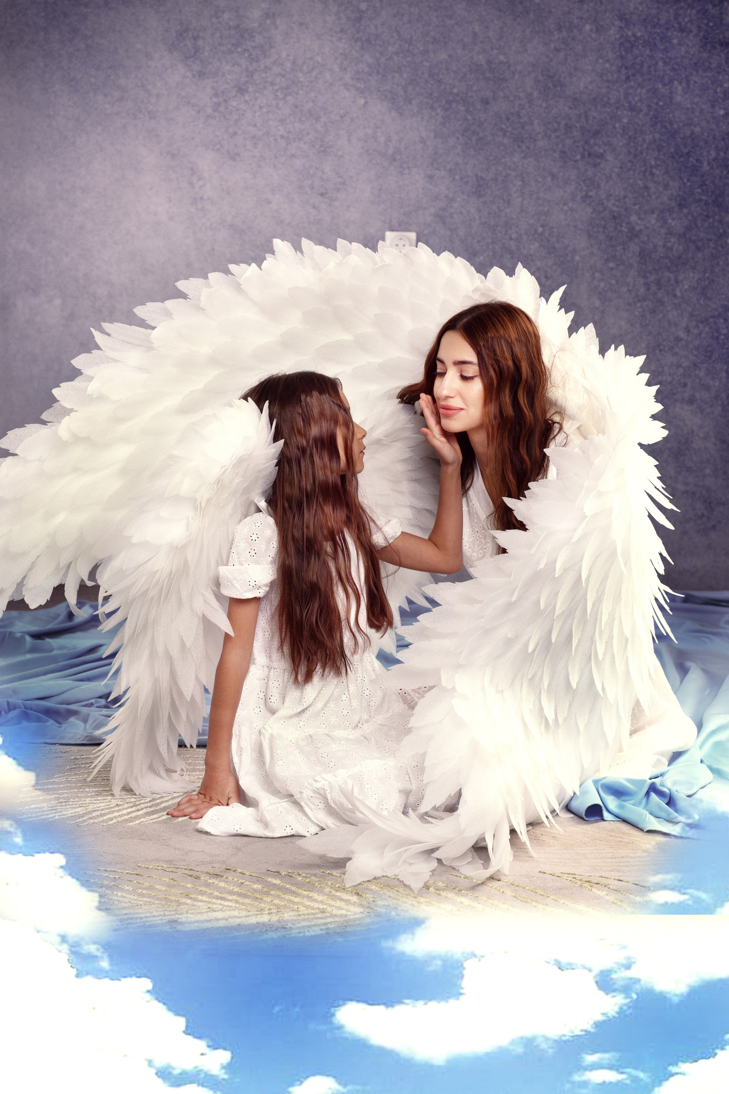 Ангельская сьемка (мама-дочь). Главная