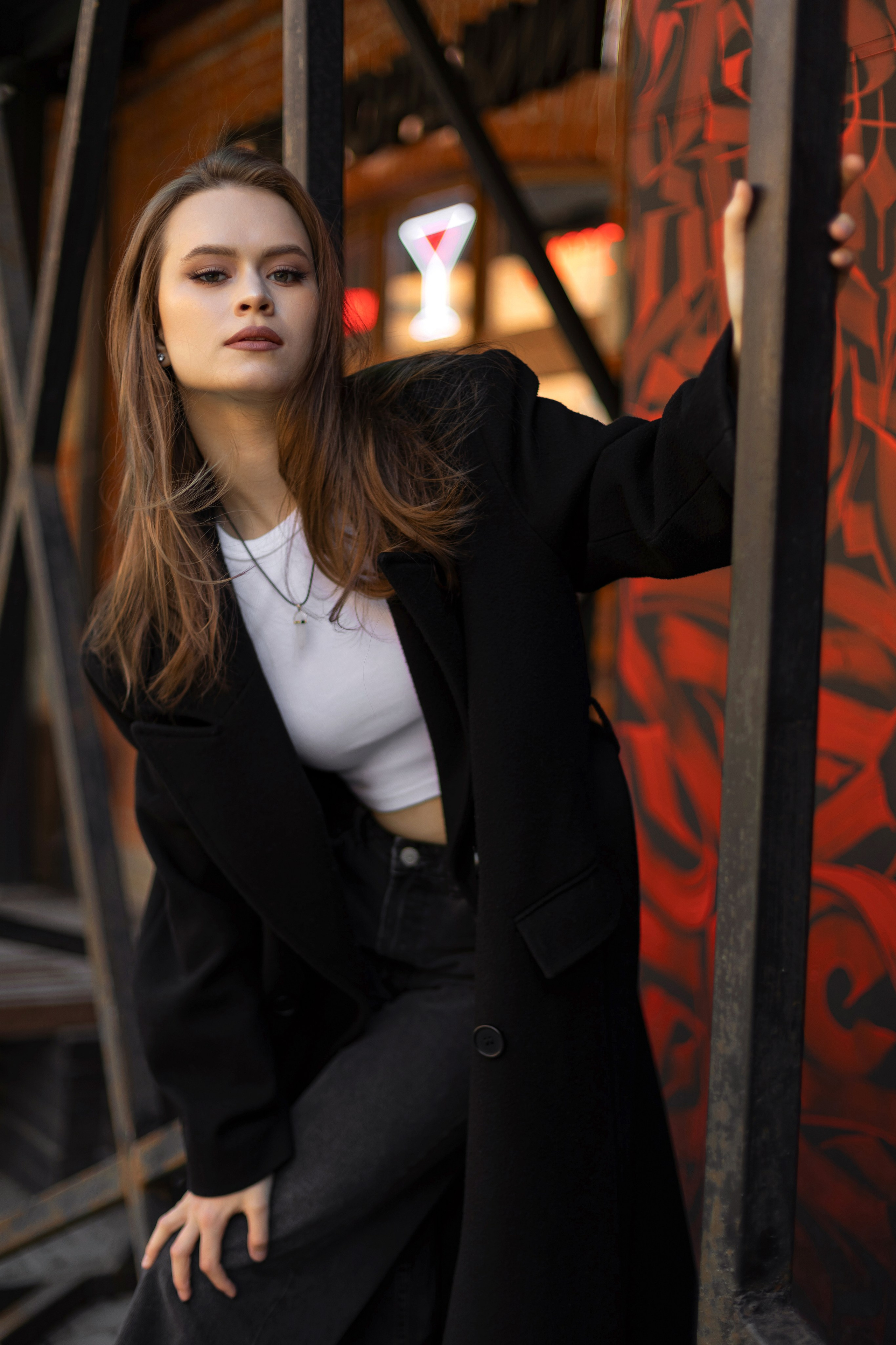 Фотосъемка девушки в пространстве Seno. Свадебный и портретный фотограф в Санкт-Петербурге Надежда Чечулина