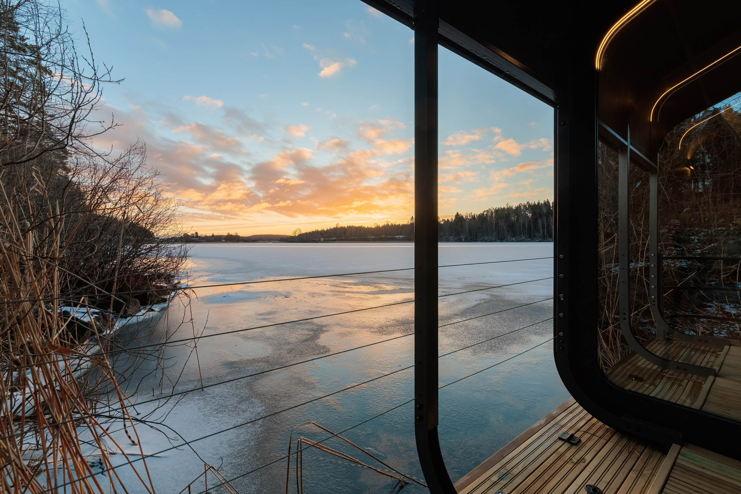 Баня на воде, Карелия