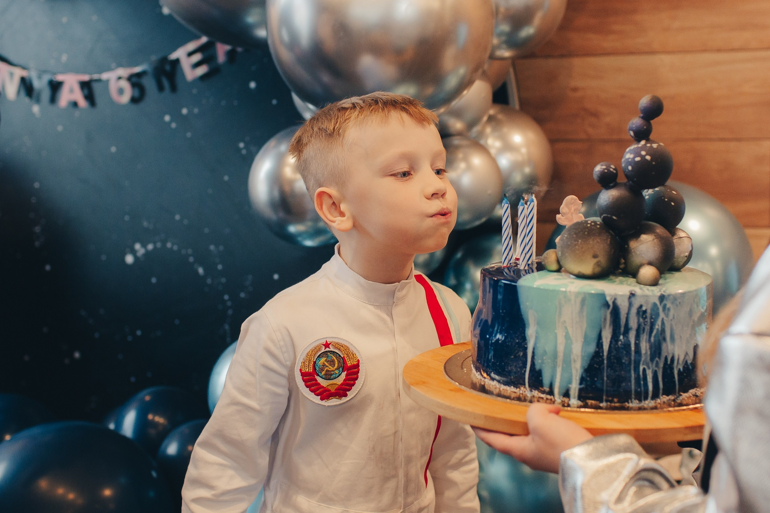 Фотосессия дня рождения в космическом стиле. Фотограф Евгения Мальцева, Архангельск