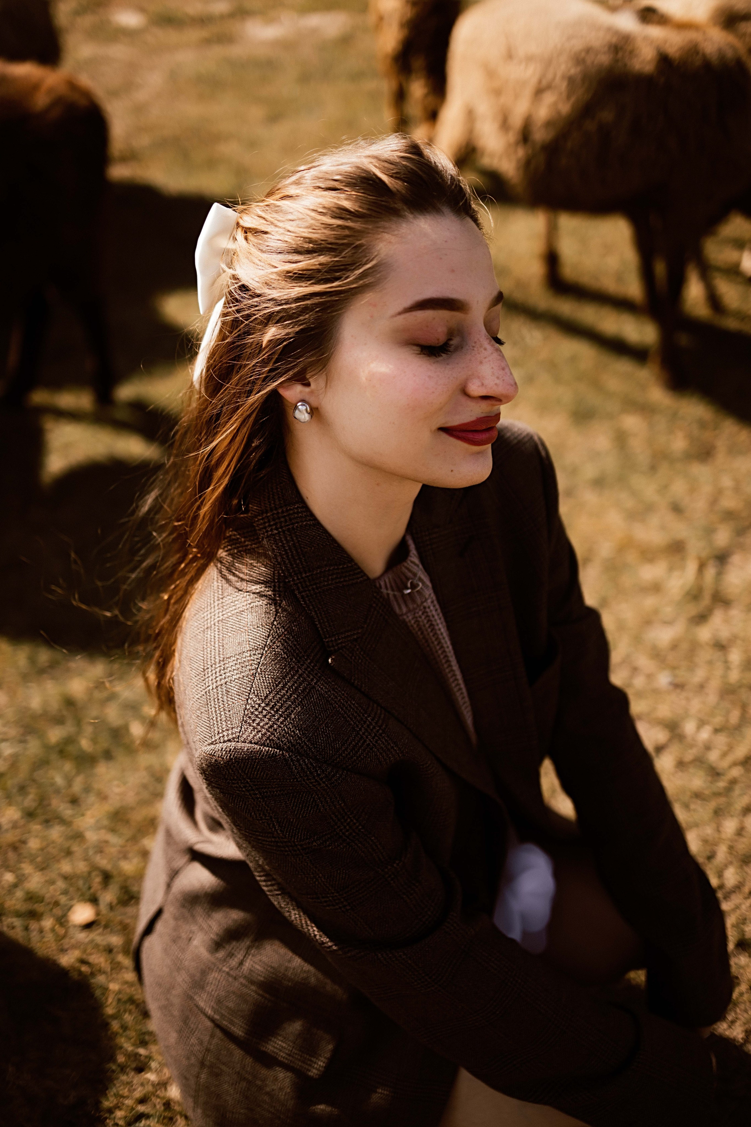 Фотосессия с овечками для Ксюши. Фотограф в Тюмени Башмакова Анна