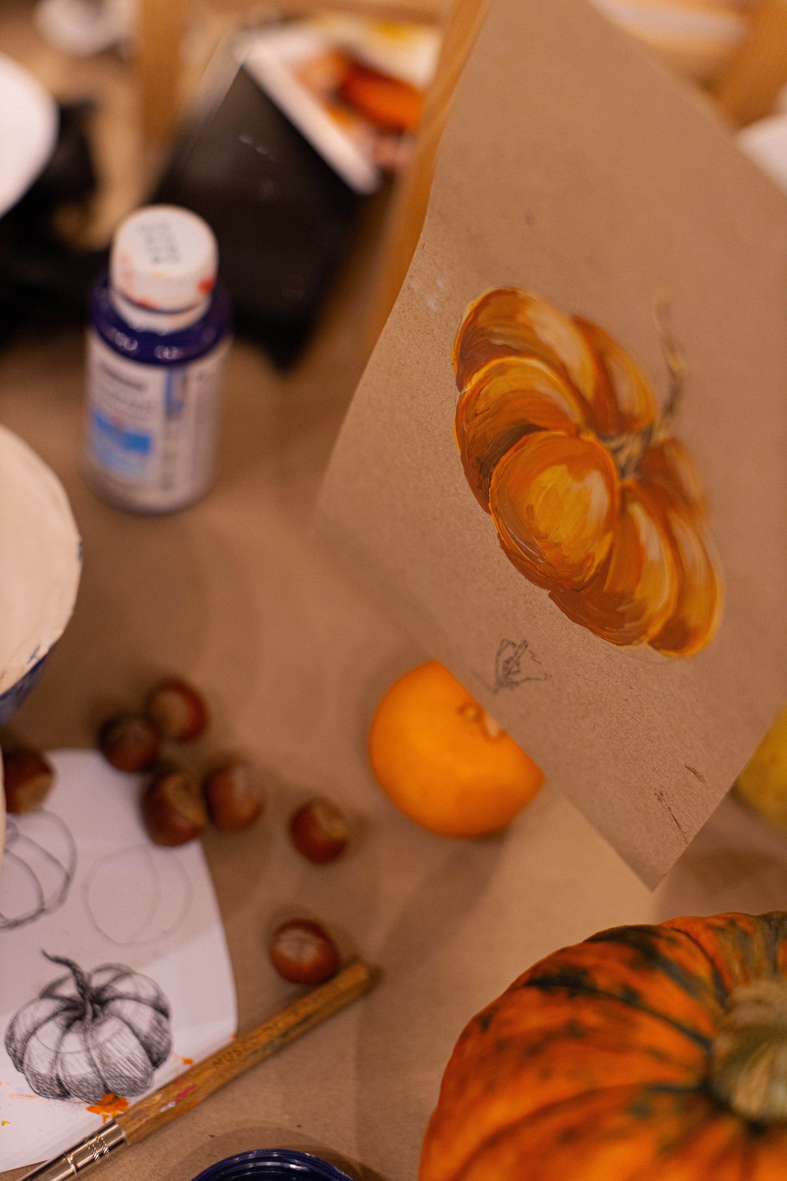 МК Тыква в кафе Здрасте. Анастасия Ракчеева Художник