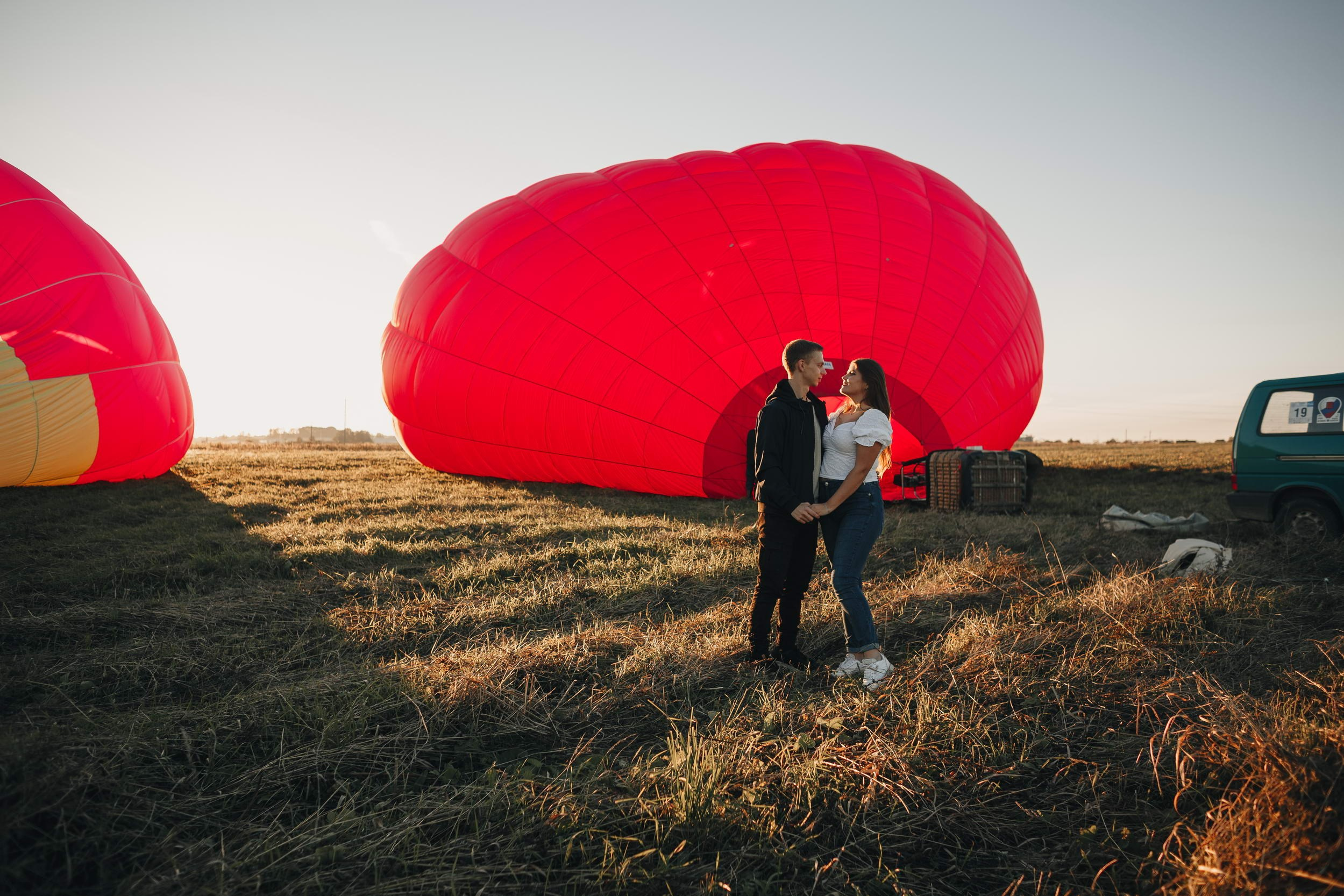 Предложение руки и сердца на воздушном шаре. Свадебный фотограф Игорь Брундасов 8PHOTO на свадьбу венчание загс СПб