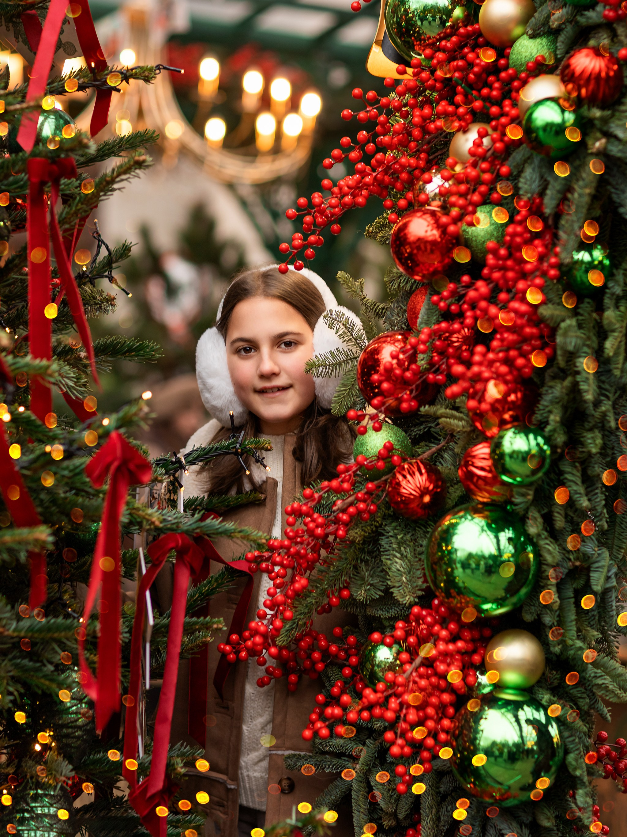 Новогодняя прогулка. Детский и семейный фотограф Елена Михайлова в Москве