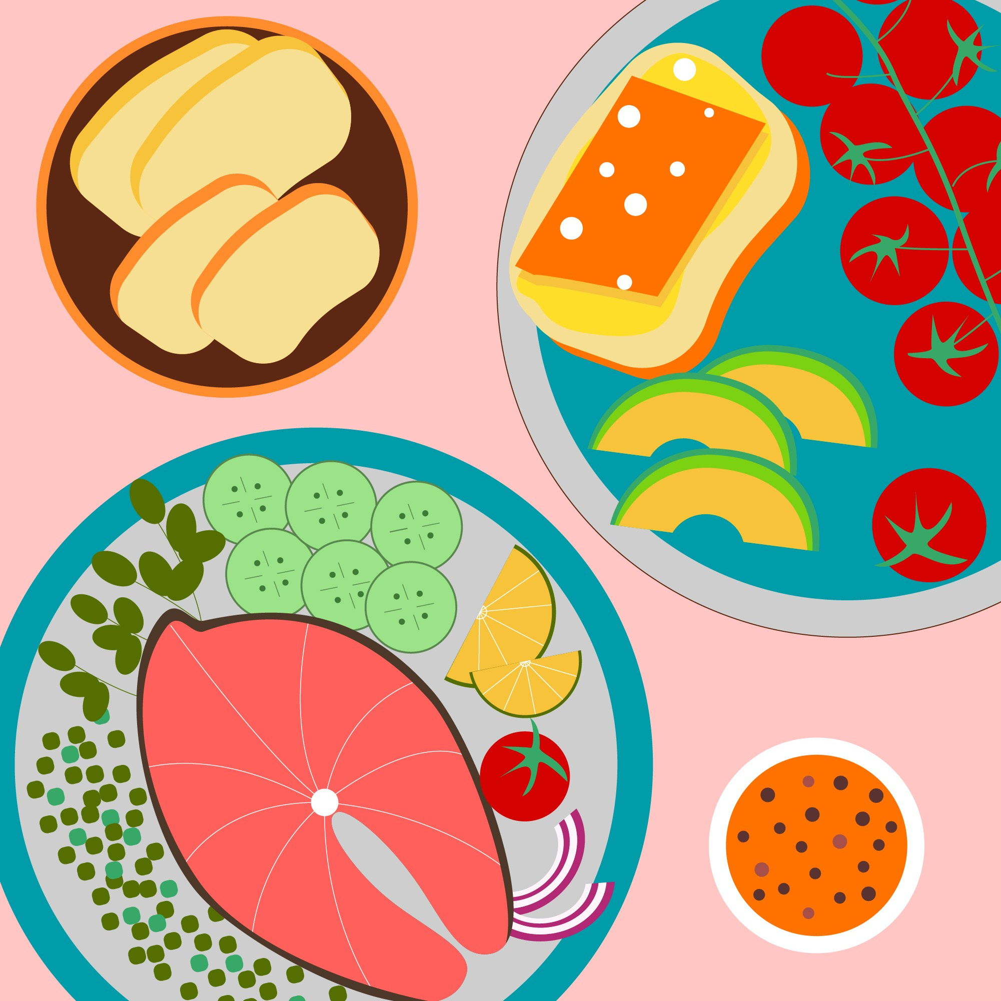 Иллюстрации & Кулинарный блог. Олеся Бакулина, графический дизайнер, иллюстратор