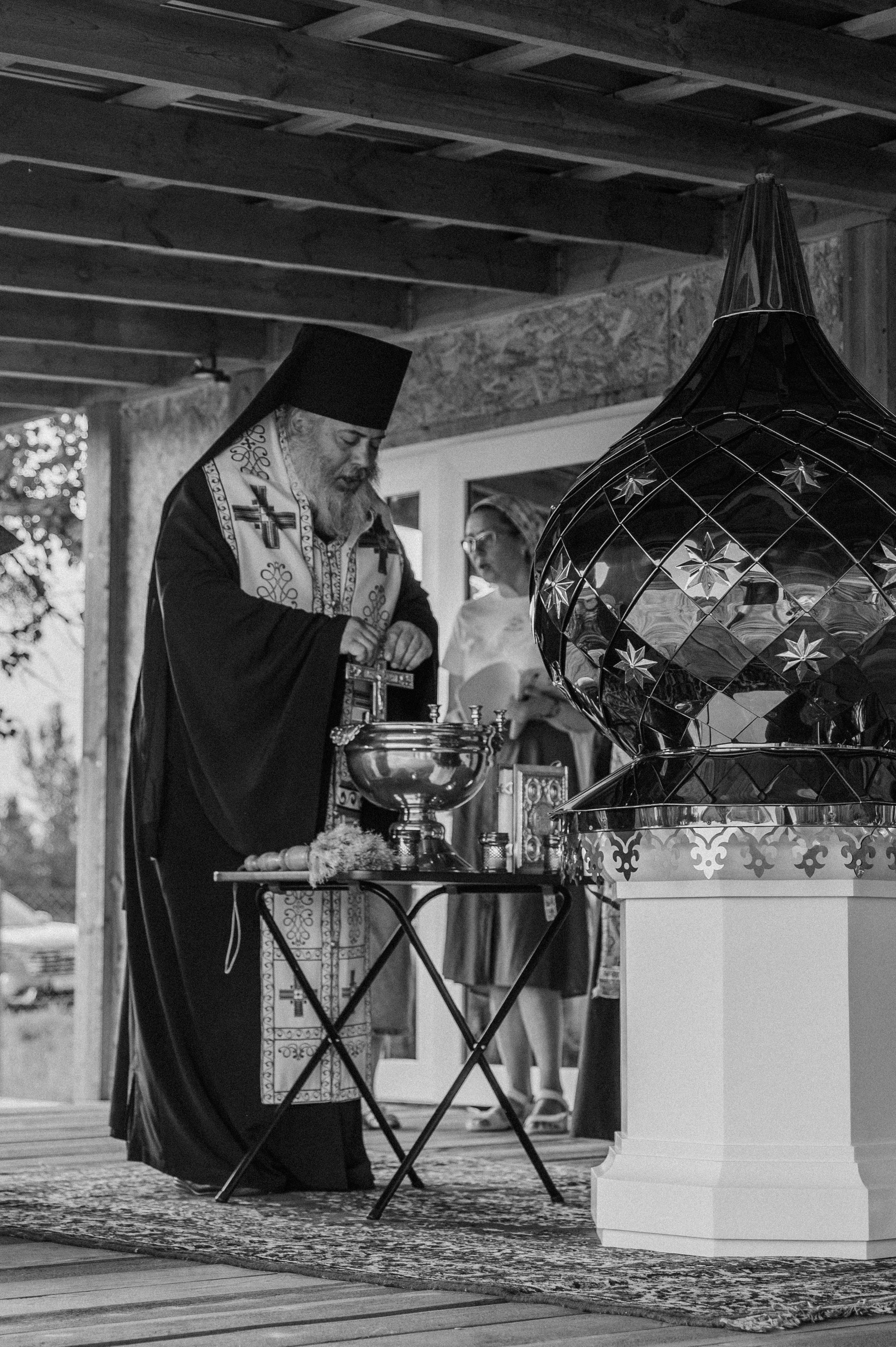 Освещение купола в храме Казанской иконы Божьей Матери х. Закутский. Церковный, семейный и репортажный фотограф Волгоград, Волжский