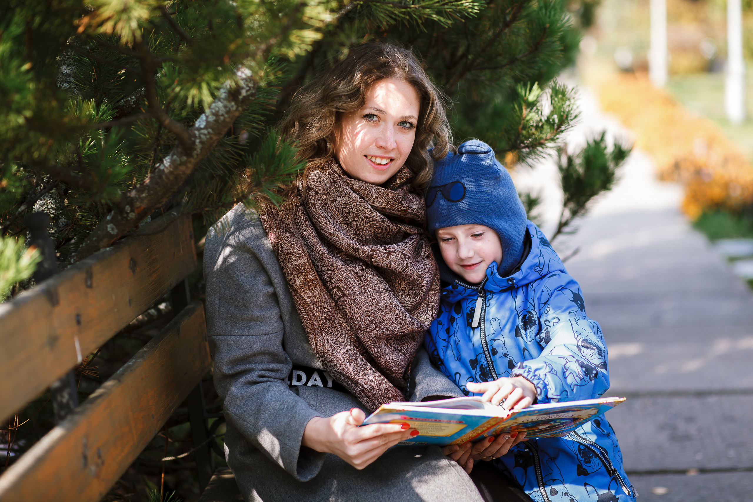 Съемка в теплую осень