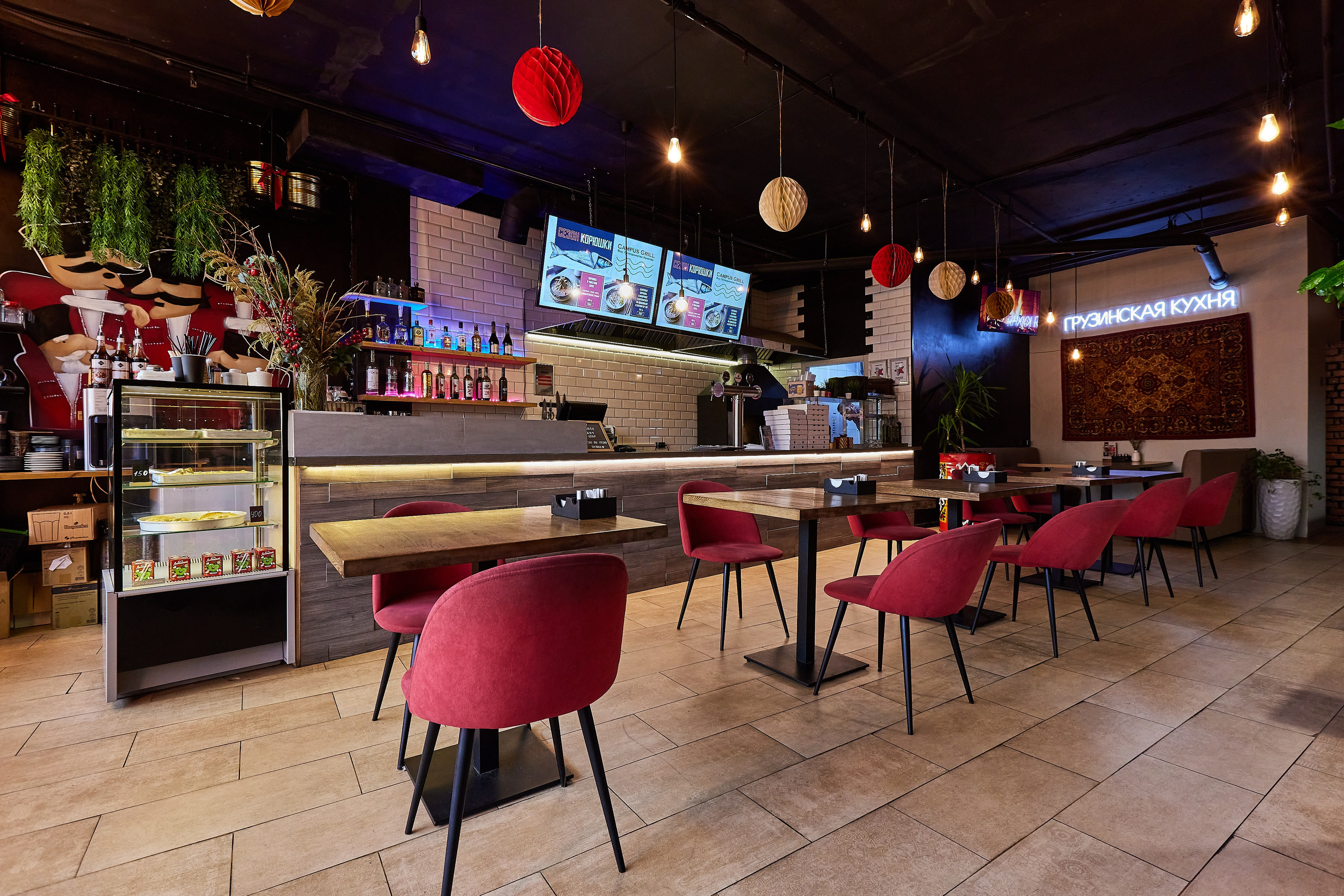 Кафе Campus grill. Фотограф Анастасия Леонтьева Санкт-Петербург