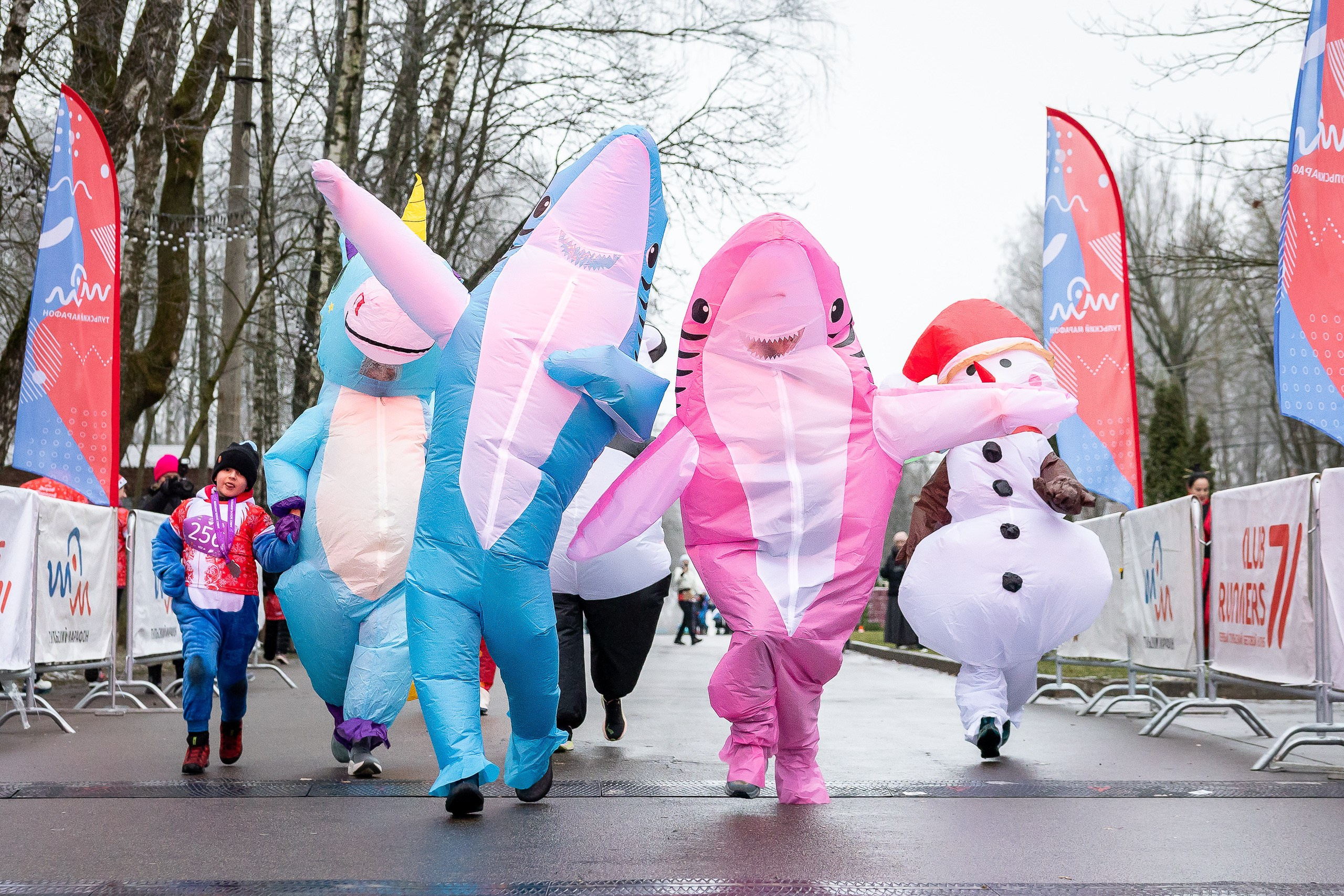 Забег Дедов Морозов!. Свадебная фотосъёмка в Москве, Туле