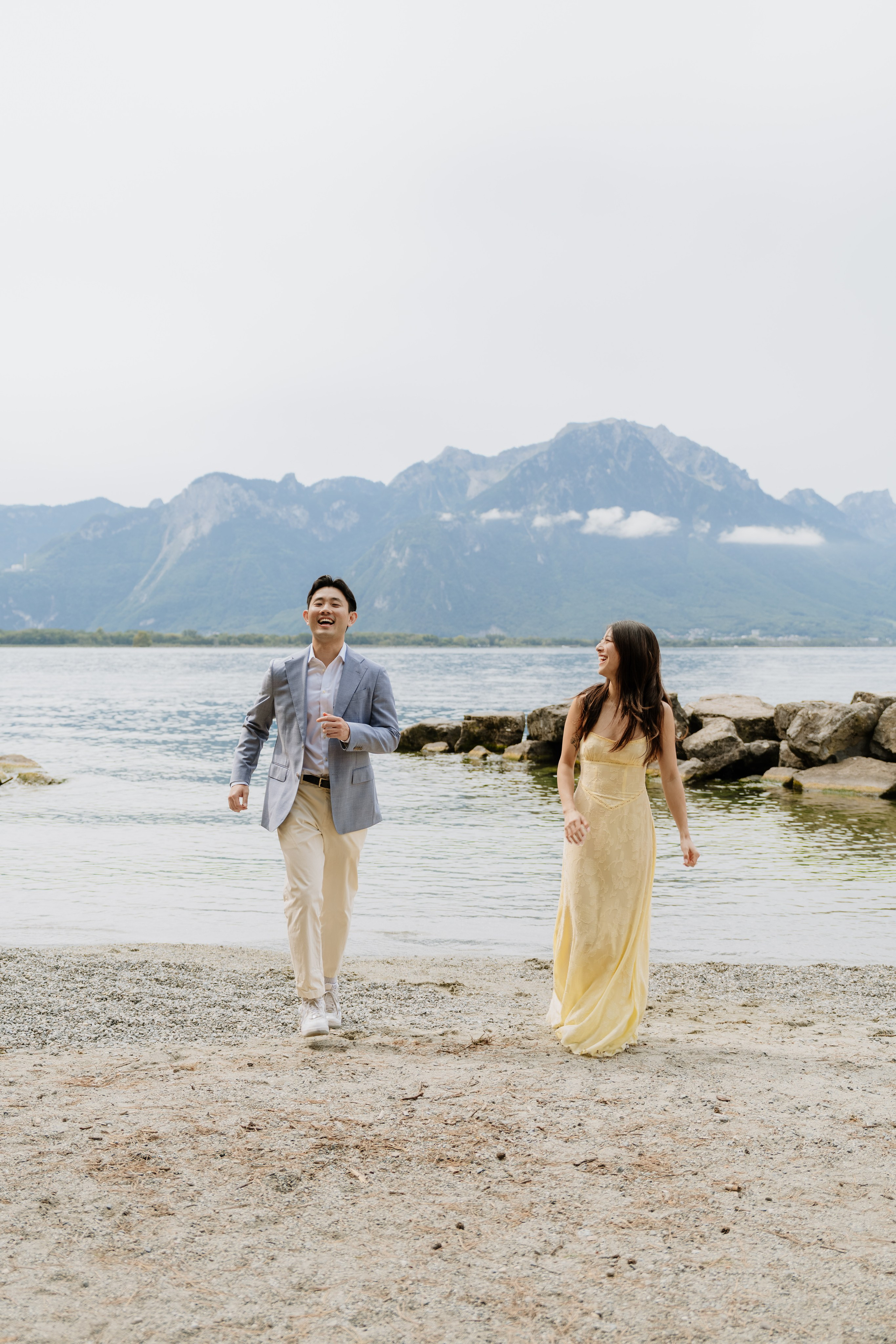Kristi & Andy | Proposal Montreux. Professional Wedding Photographer Geneva & Romande Switzerland | Tanya Creator