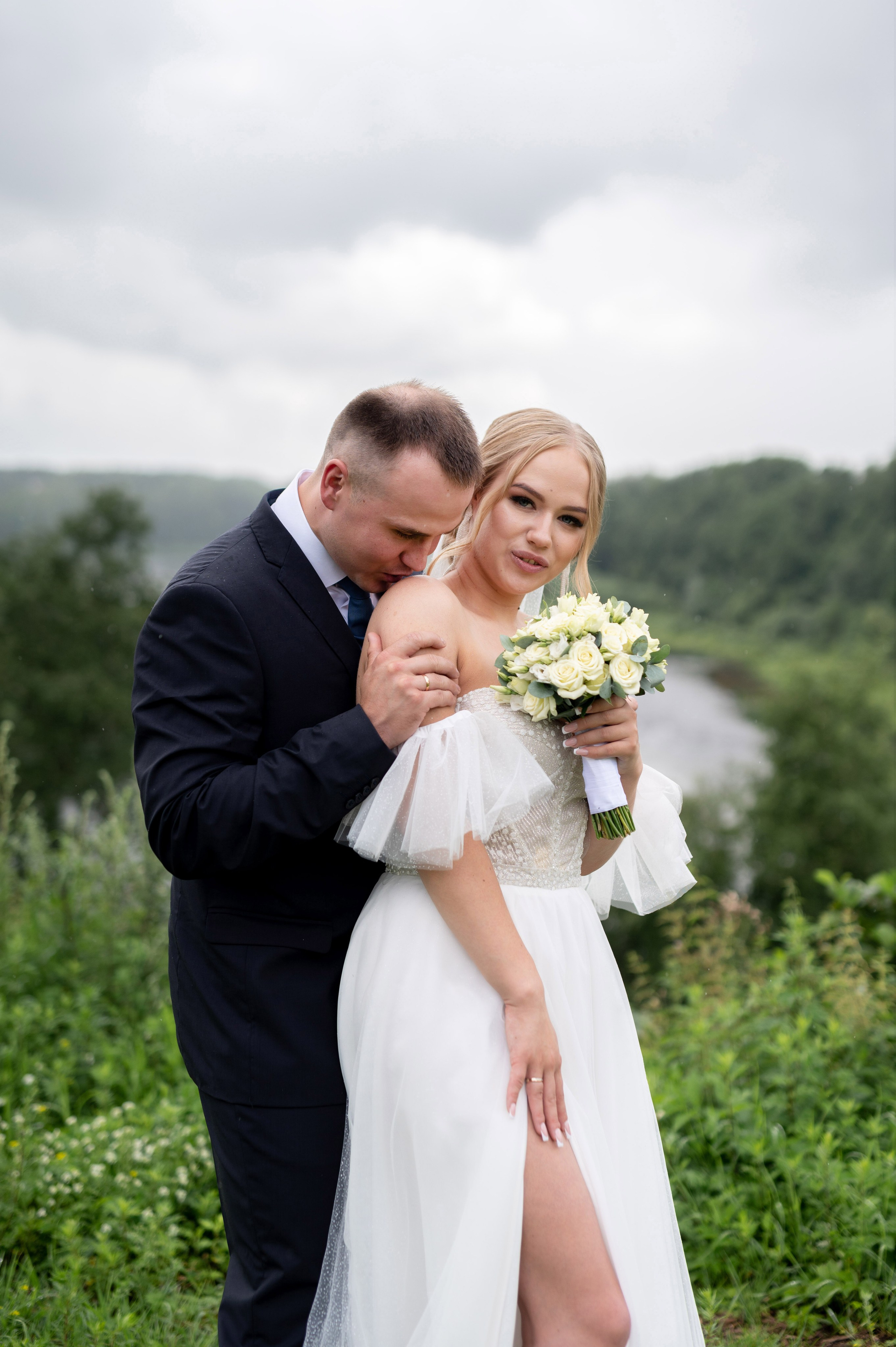 Ксения и Владислав (фотосессия в ЗАГСе и парке города Кингисеппа). Портретный, семейный и свадебный фотограф в Санкт-Петербурге и в Пушкине Ширяев Денис