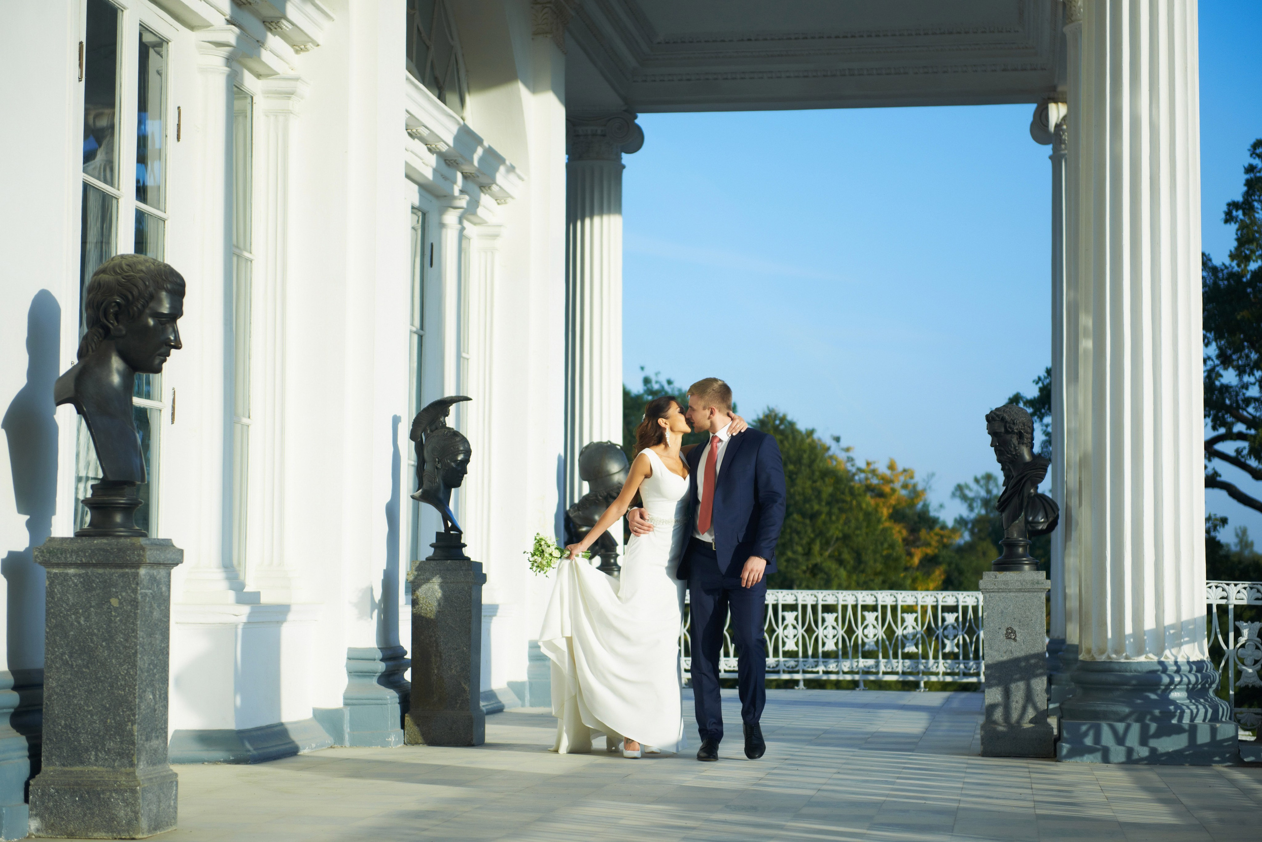 Максим и Наталья (свадебная фотосессия в Пушкине в Екатерининском парке). Портретный, семейный и свадебный фотограф в Санкт-Петербурге и в Пушкине Ширяев Денис