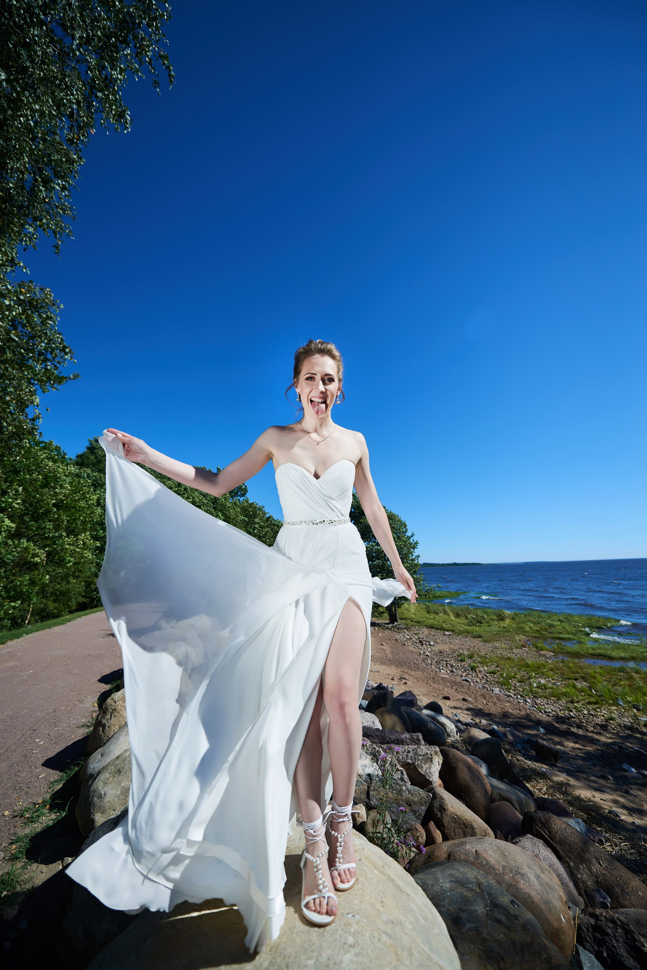 Александра и Вячеслав (фотосессия на берегу Финского залива в парке Дубки в Сестрорецке). Портретный, семейный и свадебный фотограф в Санкт-Петербурге и в Пушкине Ширяев Денис