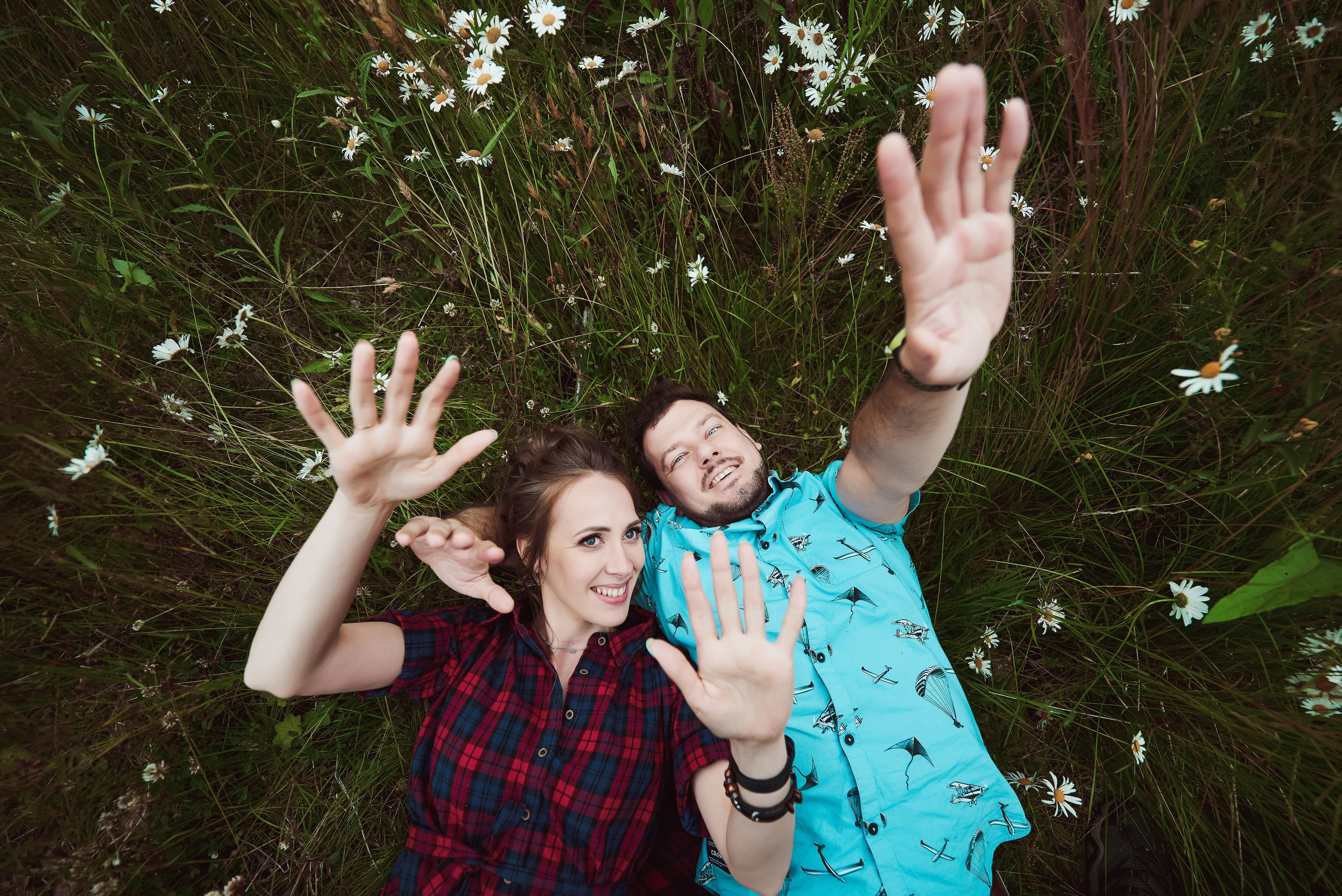 Александра и Вячеслав (фотосессия Love story на природе). Портретный, семейный и свадебный фотограф в Санкт-Петербурге и в Пушкине Ширяев Денис