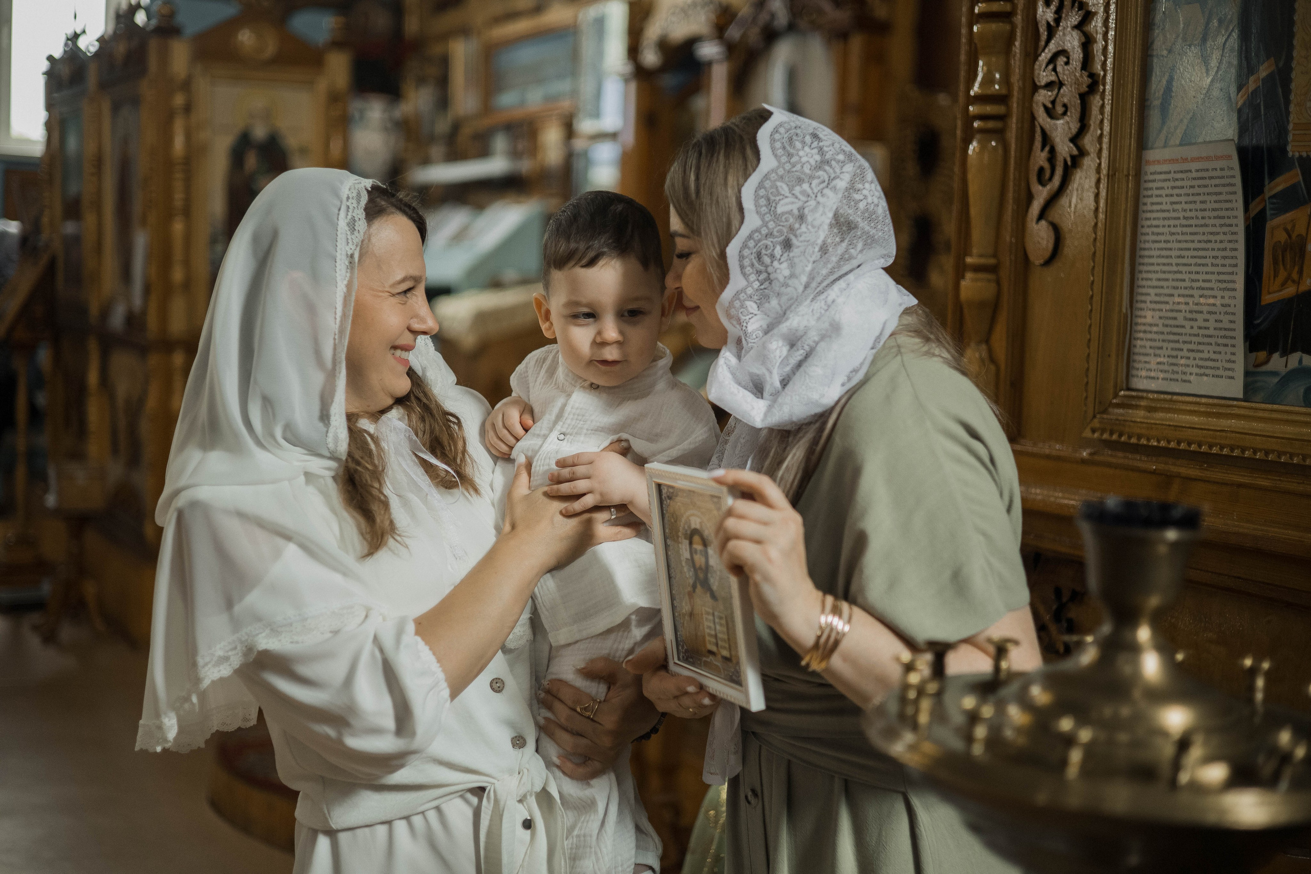 Таинство крещения Тимофея. Фотограф Марина Александрова