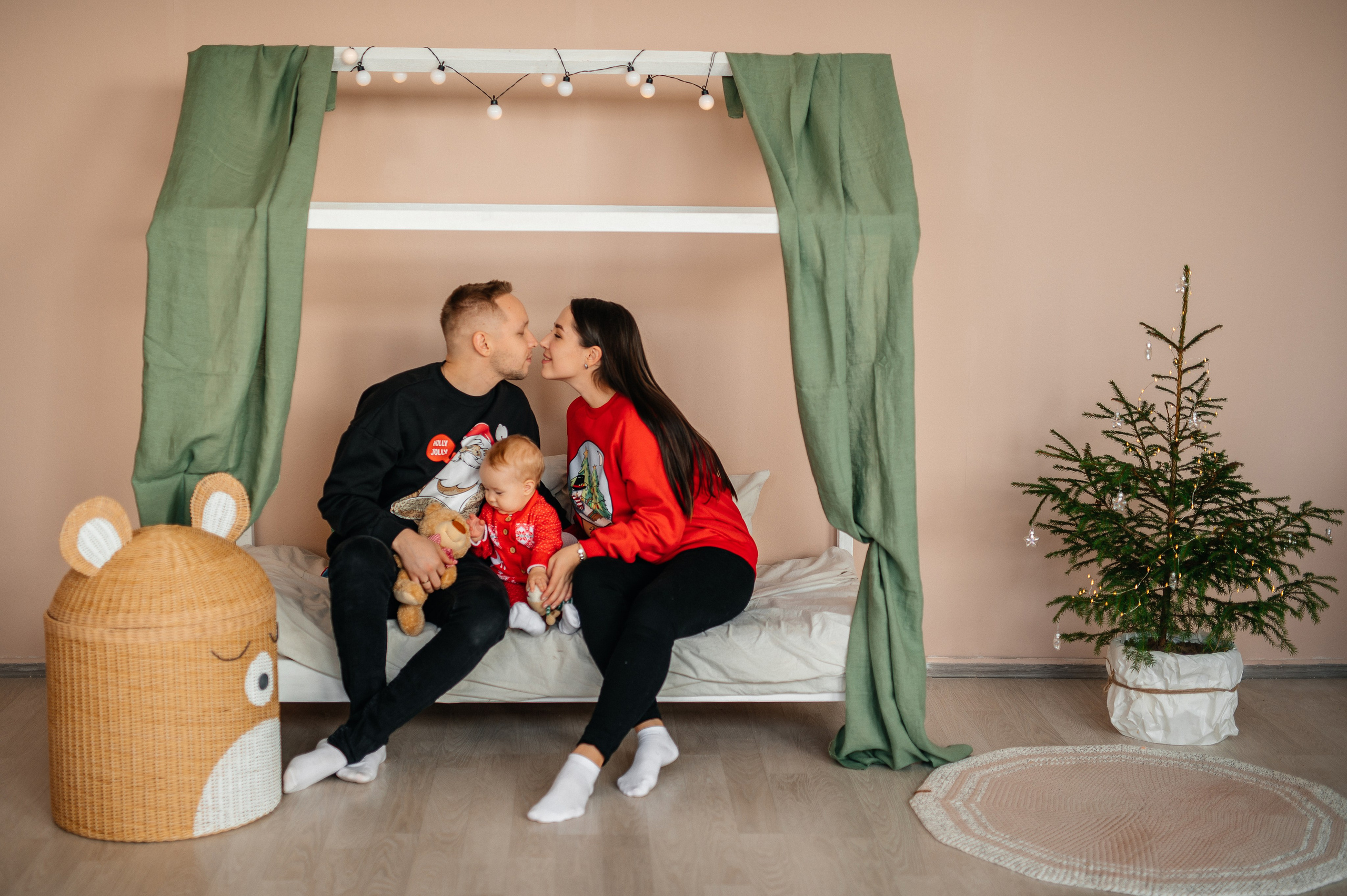 Новогодняя семейная фотосессия. Катя Курлович — семейный фотограф в Бобруйске и Минске