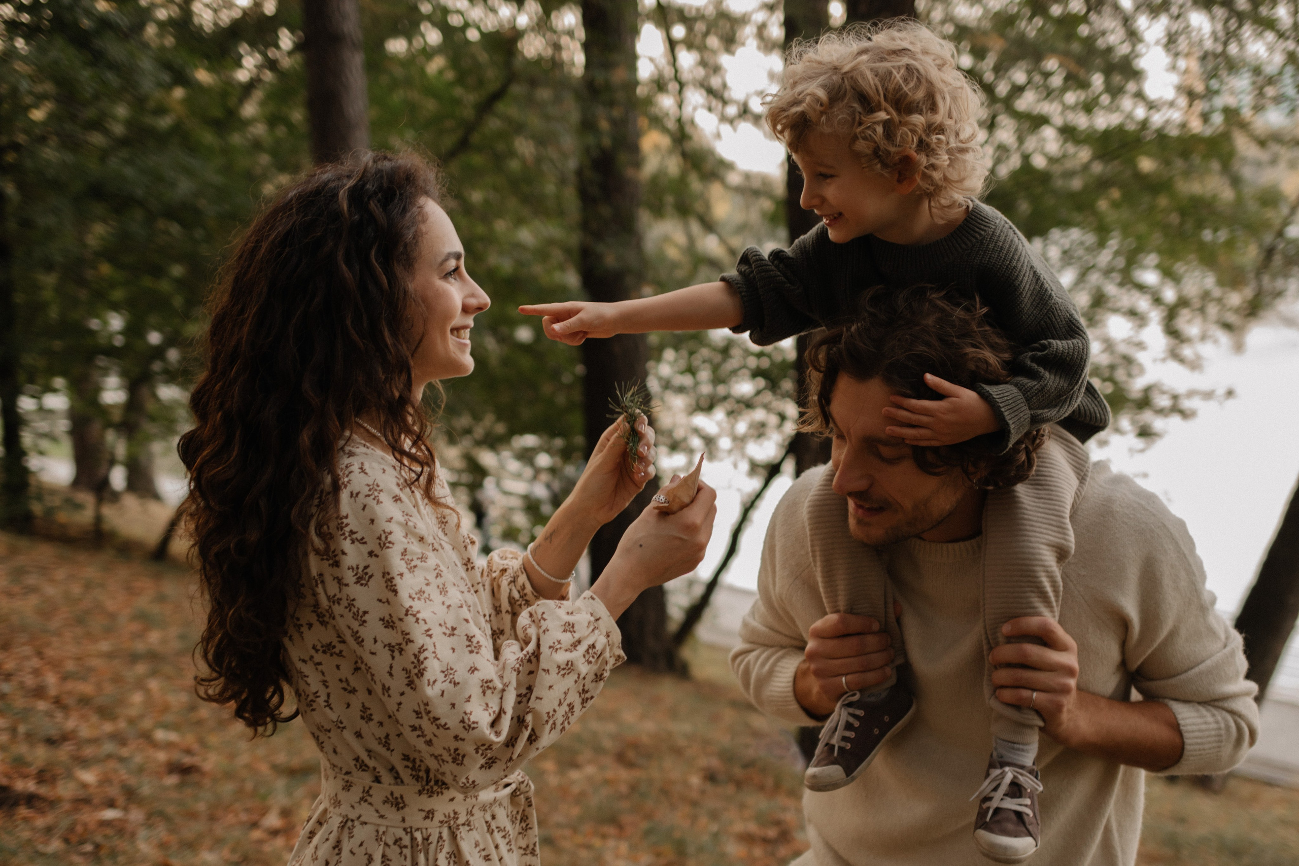 Виктор, Евгения и Марк. Семейный фотограф в Москве Валерия Мясникова