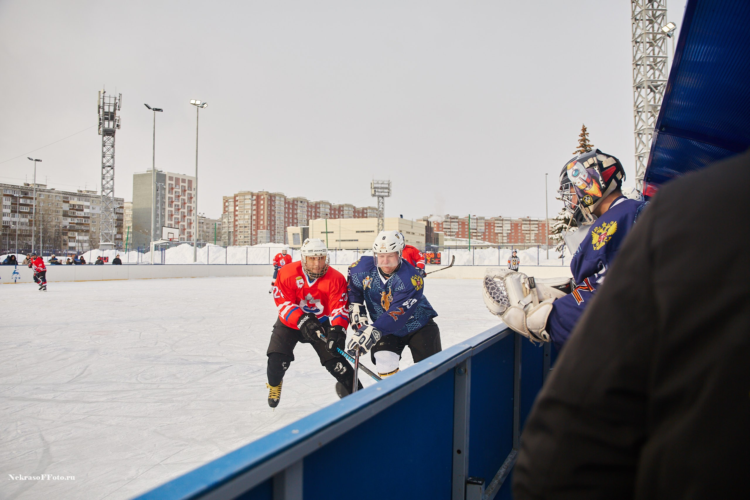 Турнир по хоккею «Русская классика» в рамках Офицерской хоккейной лиги. Спортивный фотограф Некрасов Денис