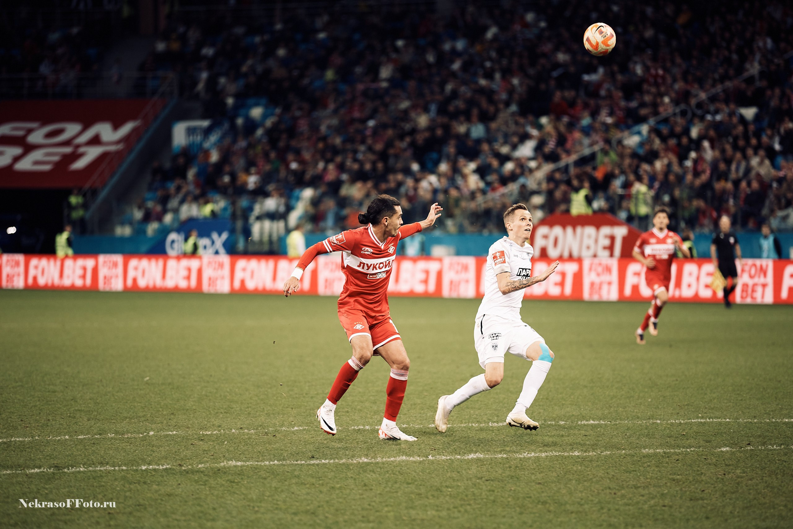 РПЛ ФК Пари НН- ФК Спартак. Спортивный фотограф Некрасов Денис