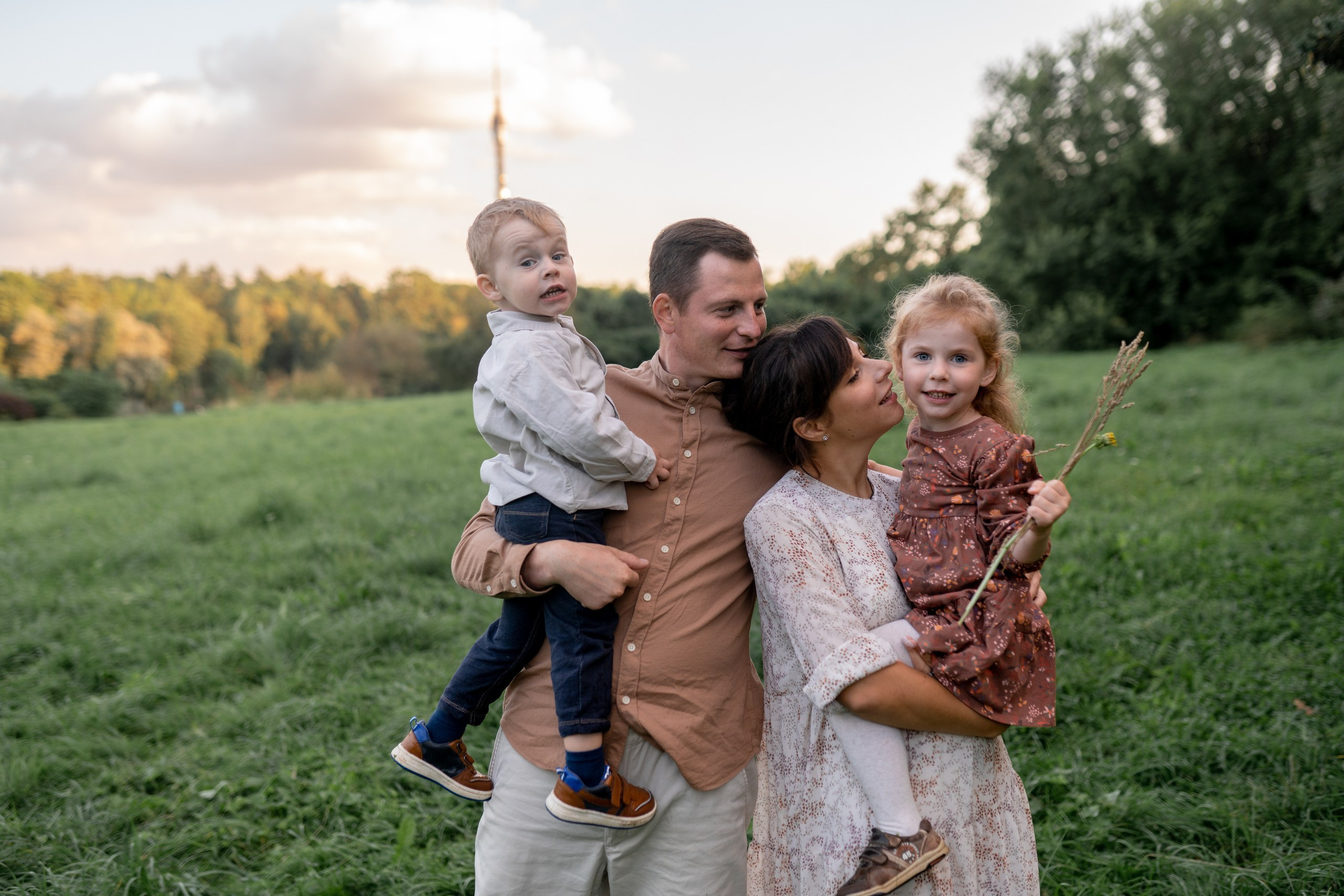 Слава, Саша, Ева и Максим. Семейный фотограф в Москве Лилия Лебедева