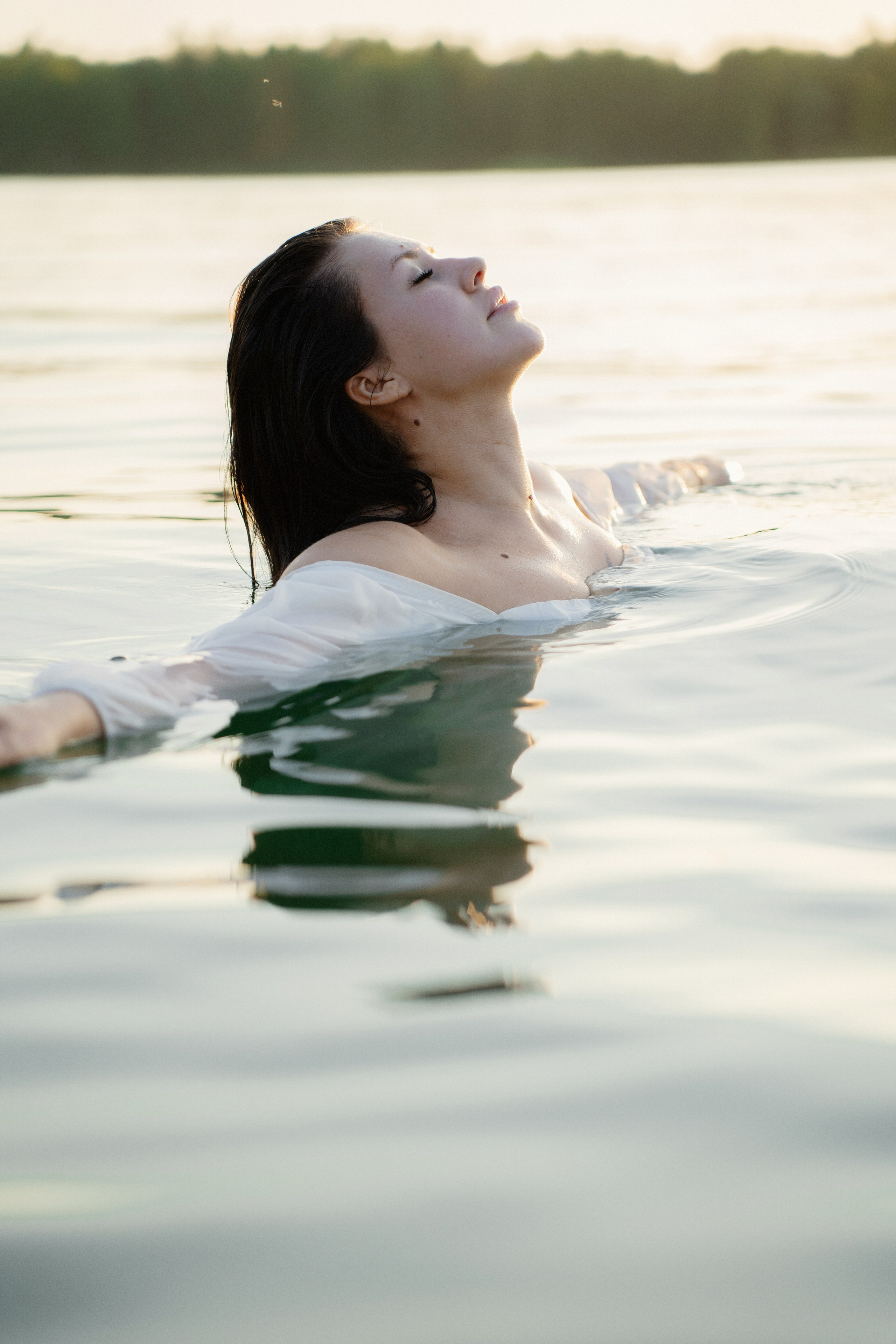 Ирина. Съемка на закате у озера. Яна Орехова. Фотограф в Томске