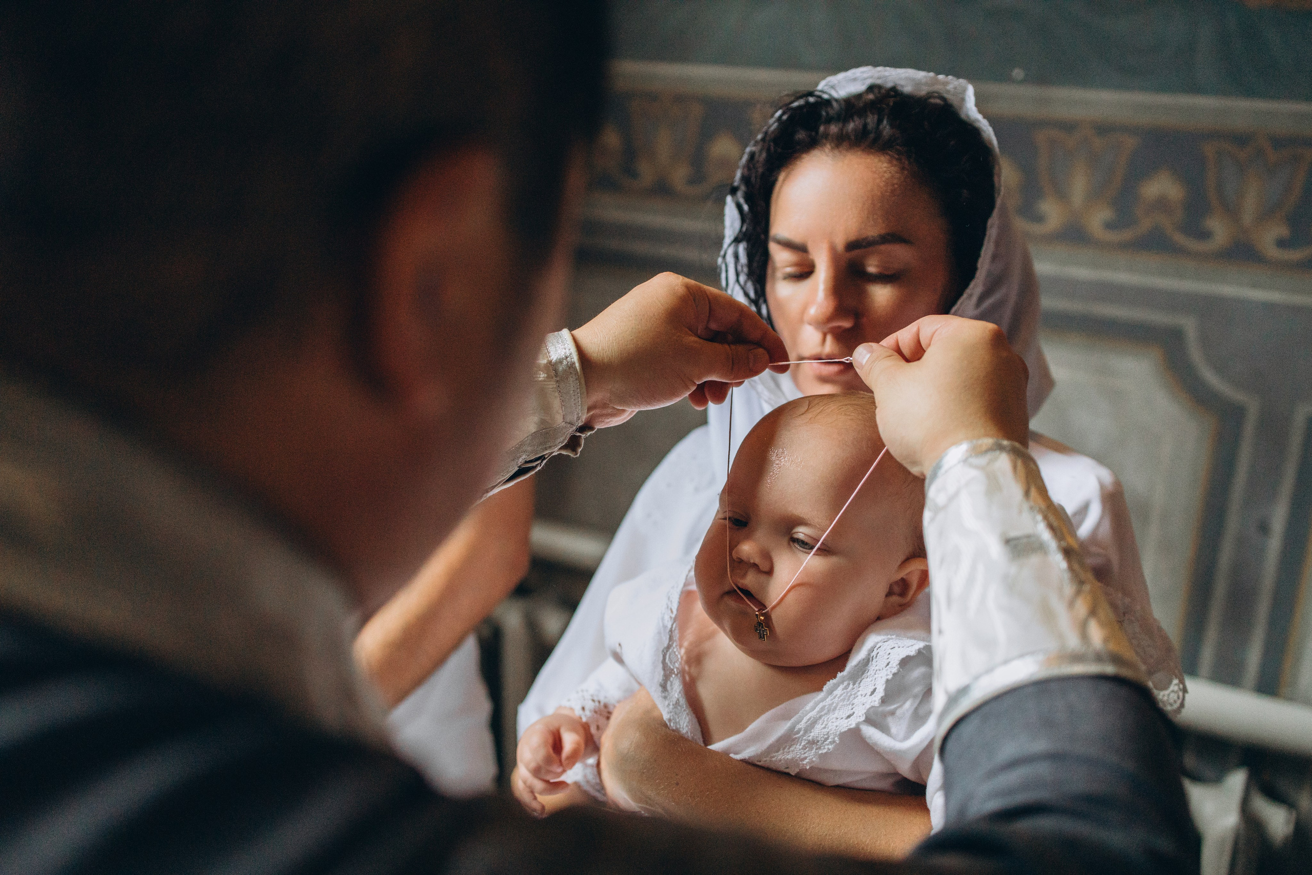 Таинство Крещения Софии. Свято-Ильинский храм Краснодар. Семейный фотограф Наталия Демченко, Краснодар