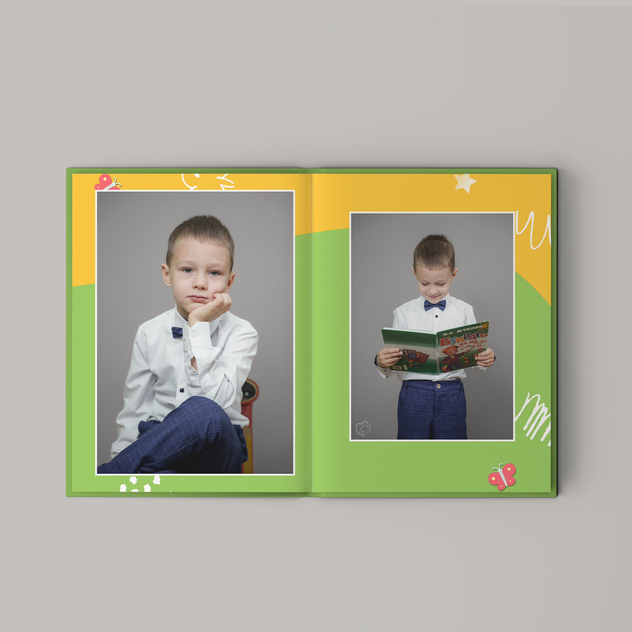 Выпускной альбом для детского сада. Ольга Плаксина фотограф в Саратове