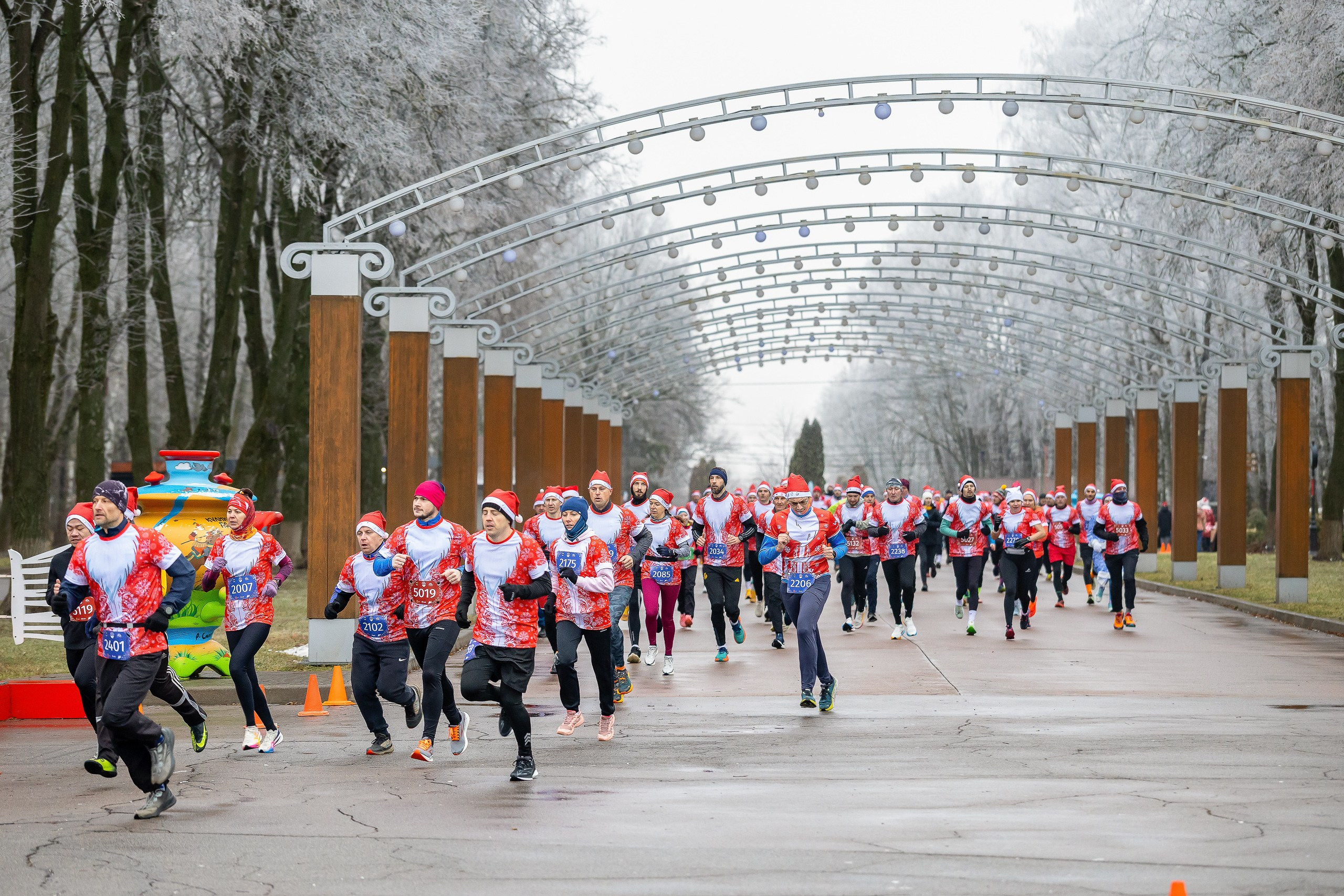 Забег Дедов Морозов!. Свадебная фотосъёмка в Москве, Туле
