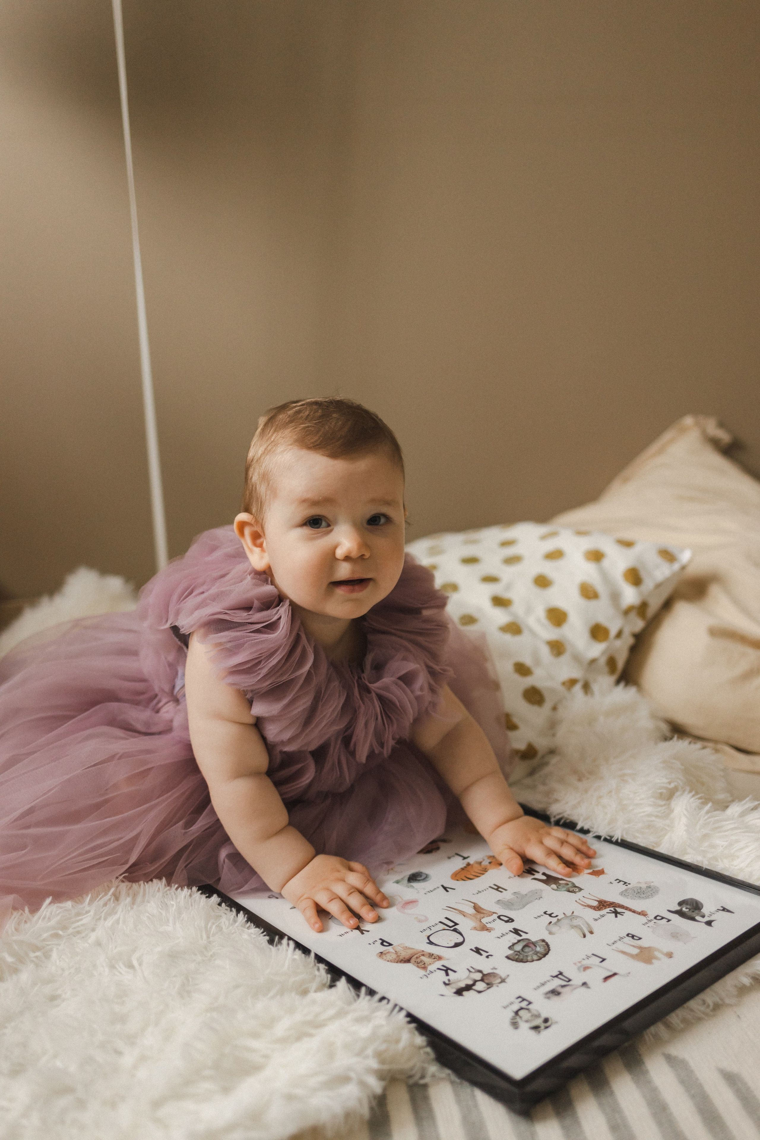 Аглае 1 годик. Семейный фотограф в Москве