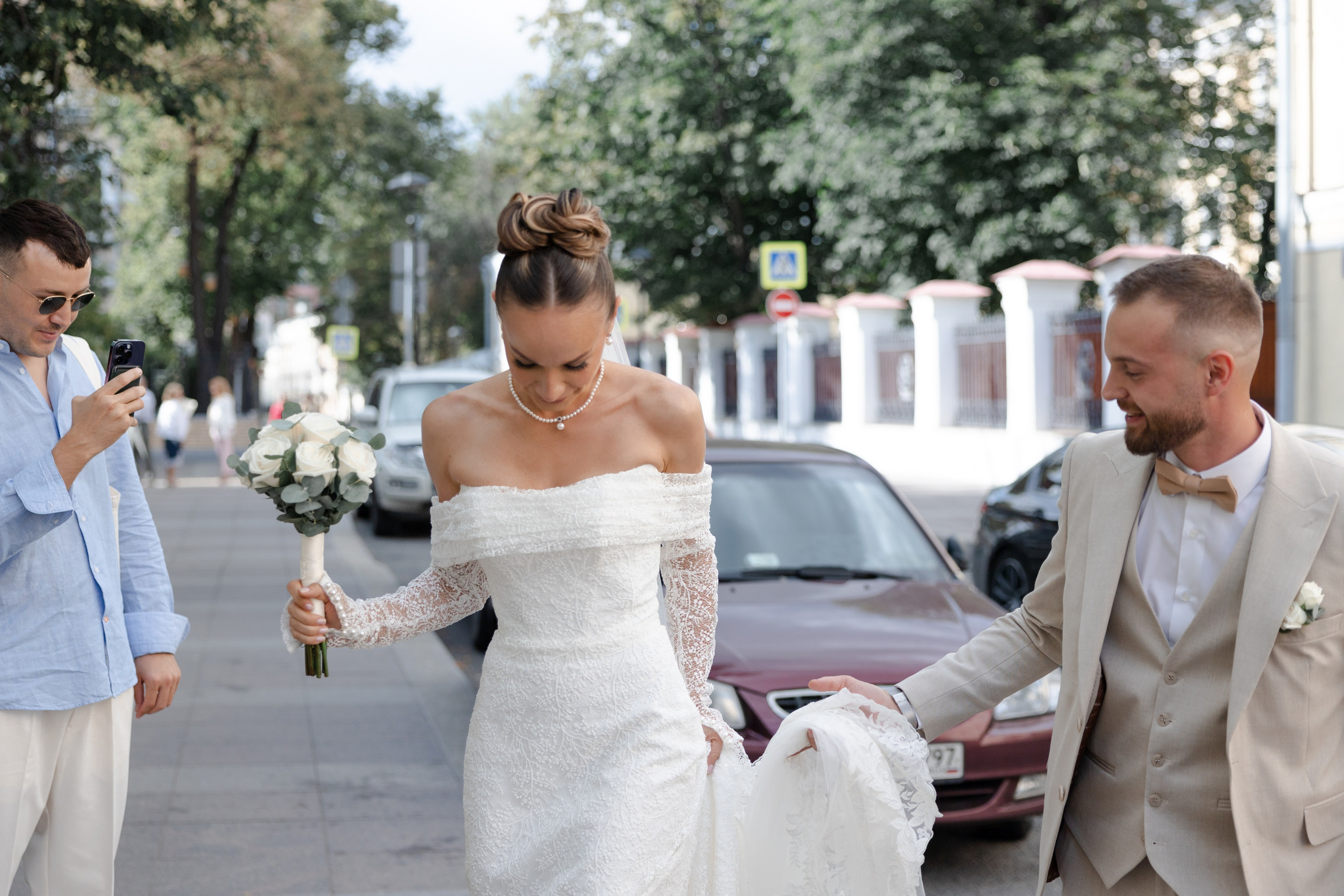 Стильная свадебная фотосессия. Свадебный фотограф в Москве Полина Лелетко