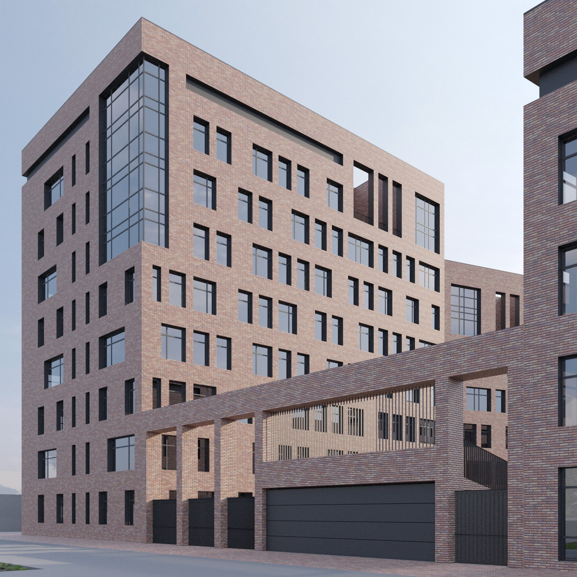 Многоквартирные дома / Dachnaya_GK Вариант 1. SAAS Селиванов Алексей Архитектурная Студия