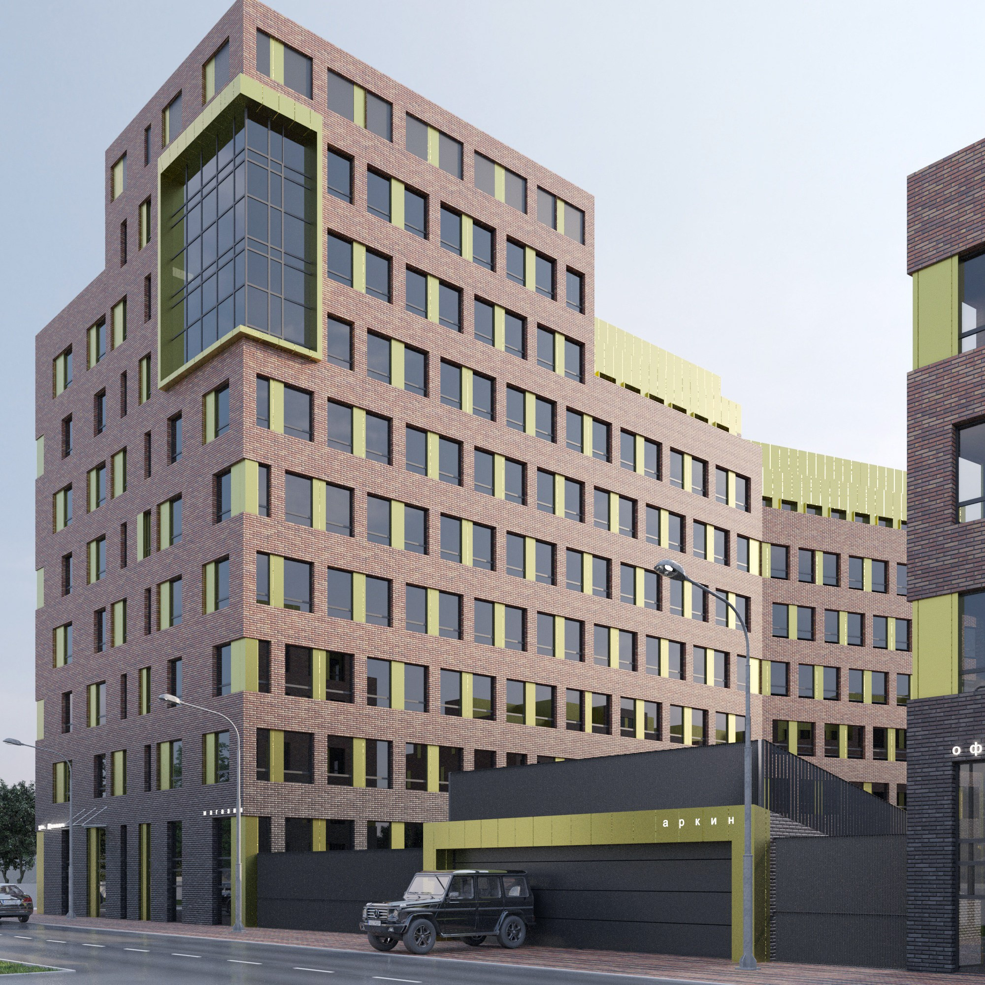 Многоквартирные дома / Dachnaya_GK Вариант 2. SAAS Селиванов Алексей Архитектурная Студия