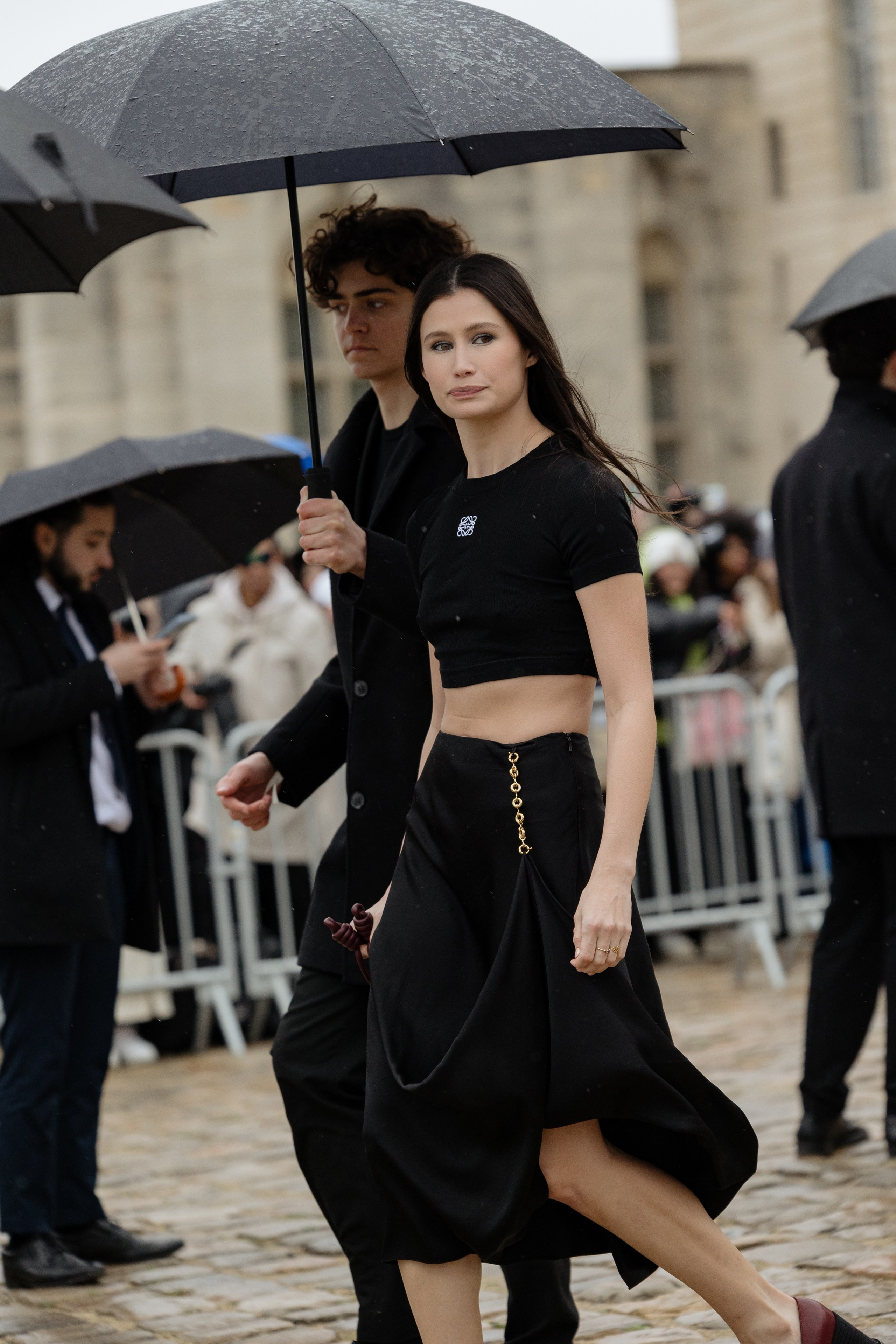 LOEWE PFW WOMENSWEAR FALL-WINTER 24/25. Photographer in Milan Ivan Goncharov