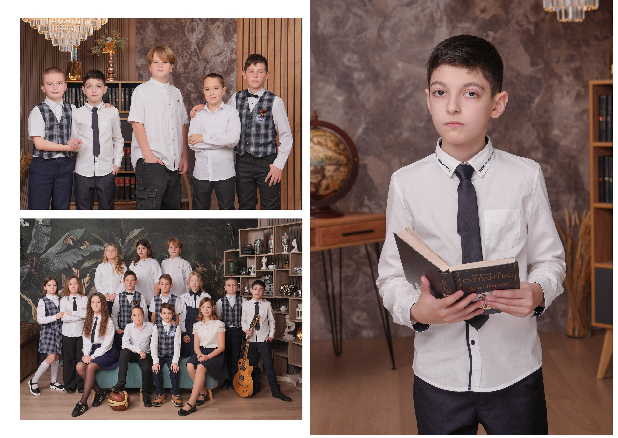 ШКОЛА 50 — 4 «В» класс. Красивый выпускной альбом в Краснодаре