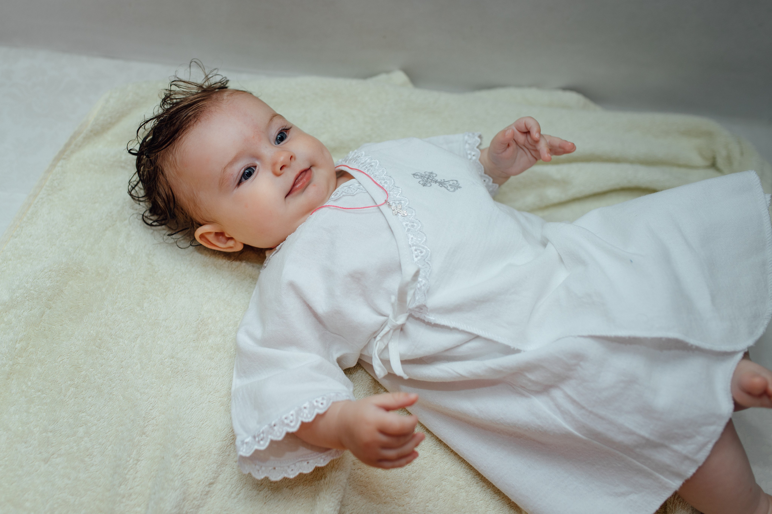 Крещение Аделины, храм Святой Троицы, июль 2024