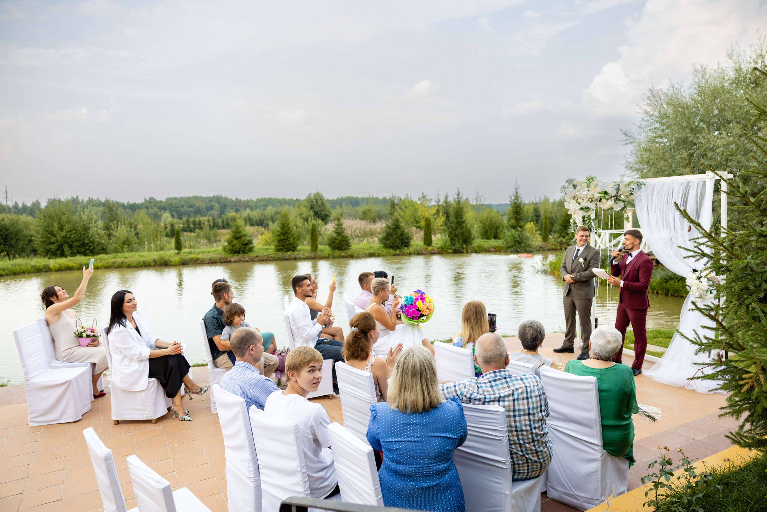 Празднование свадьбы в X-land парке. Репортажный и студийный фотограф в Москве — Софи