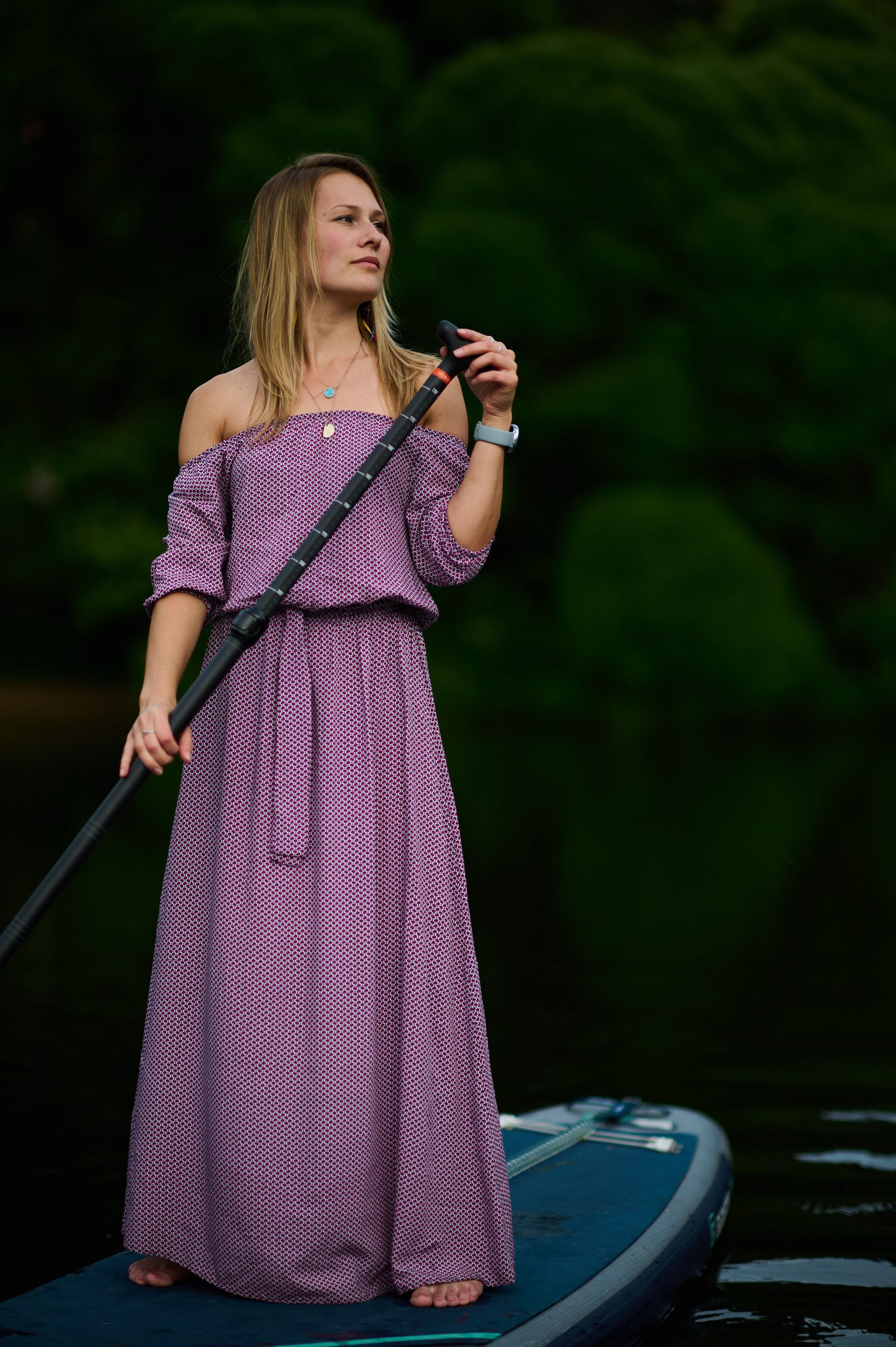 Катя. Фотосъемки на сапах, Москва. Сплавы на сапах