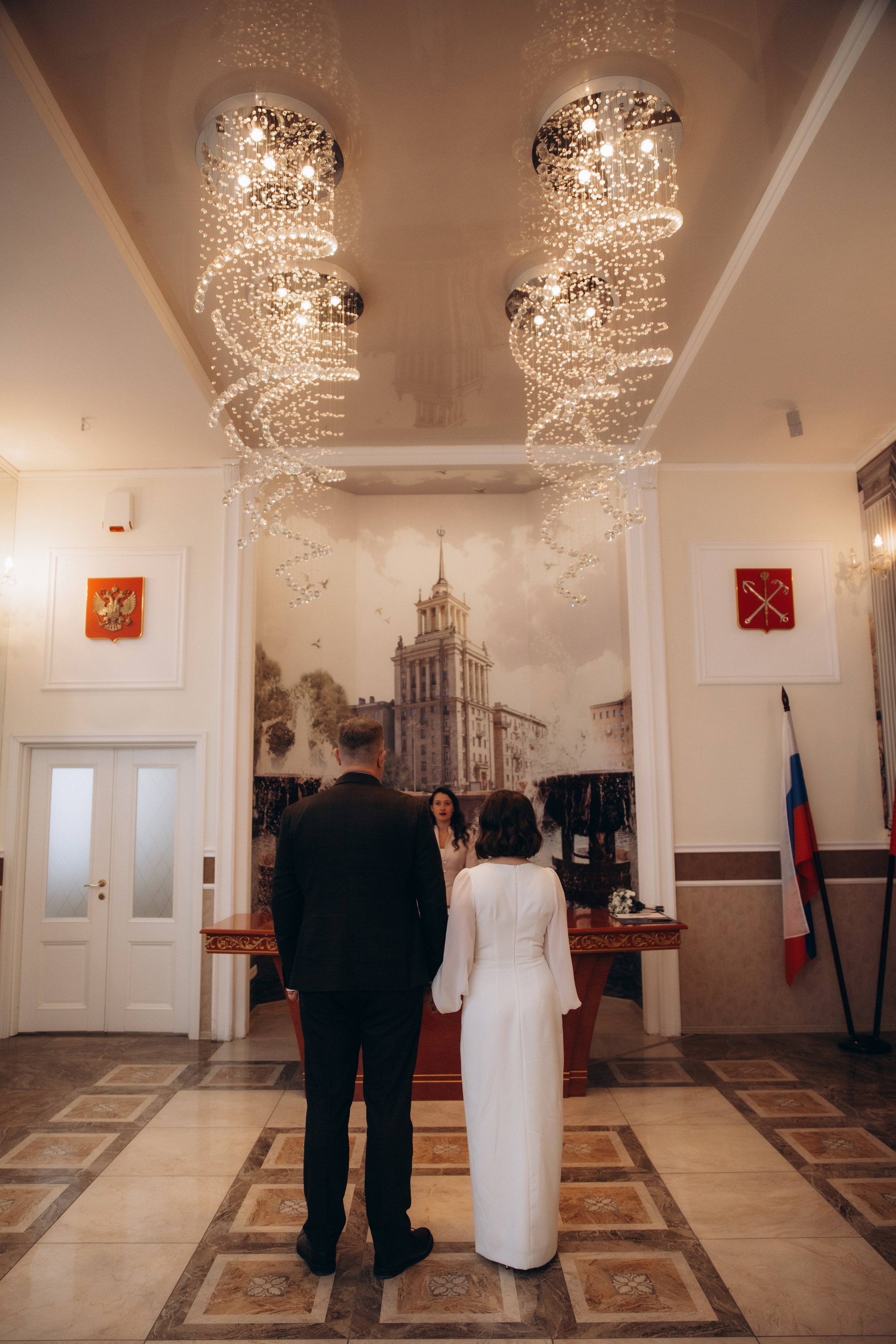 Свадебная фотосессия в Загсе Московского района в Санкт-Петербурге. Фотограф в Санкт-Петербурге Разиля Идиятуллина